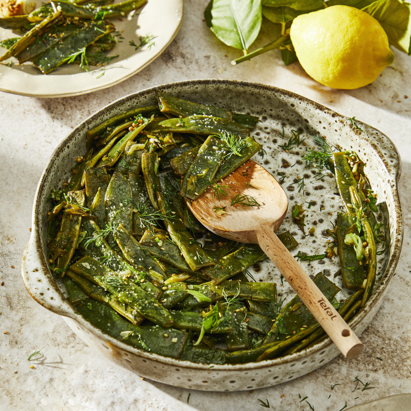 Judías verdes con ajo