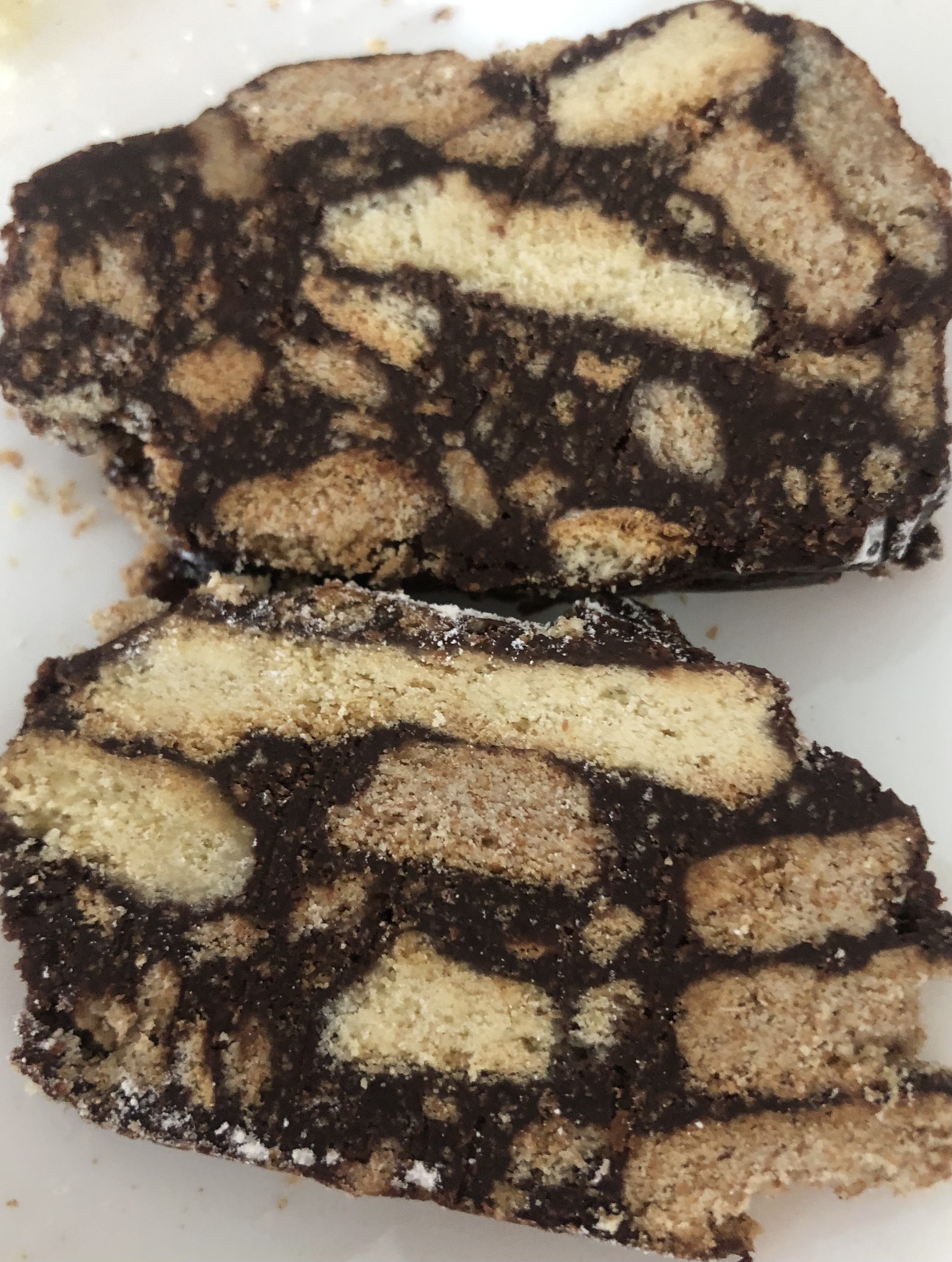 Salame cioccolato con latte condensato
