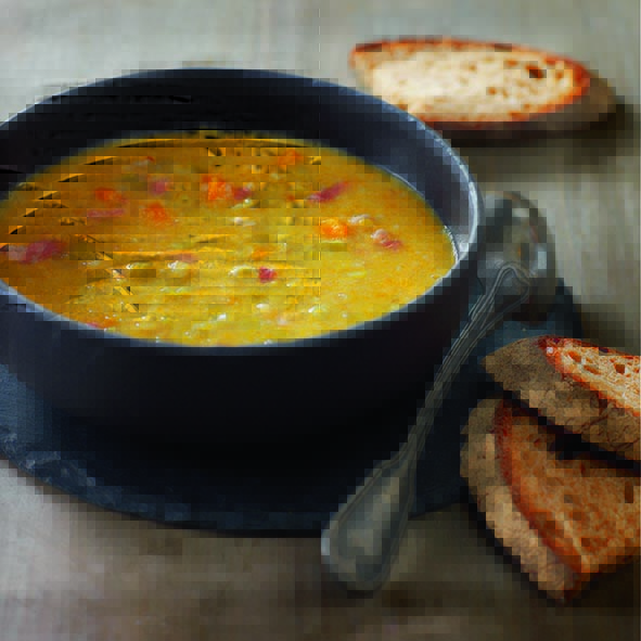 Crema de guisantes