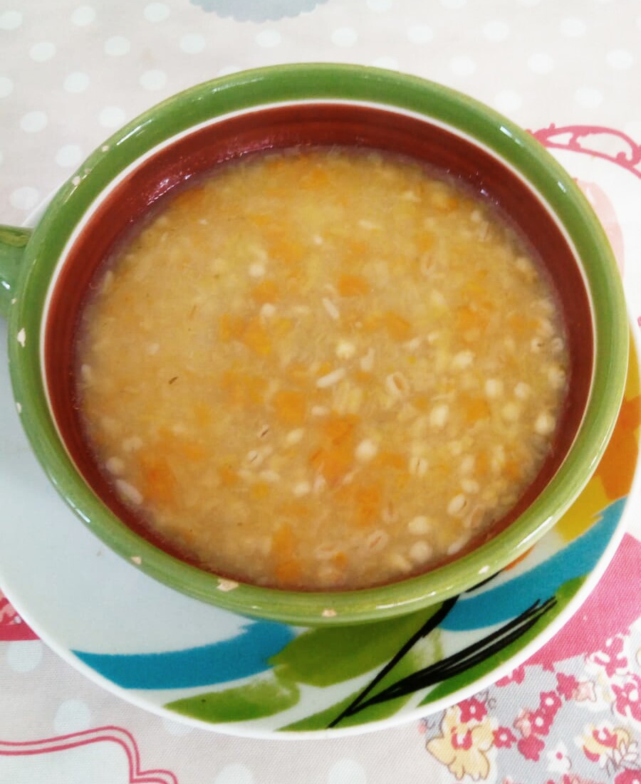 Minestra orzo porro patate