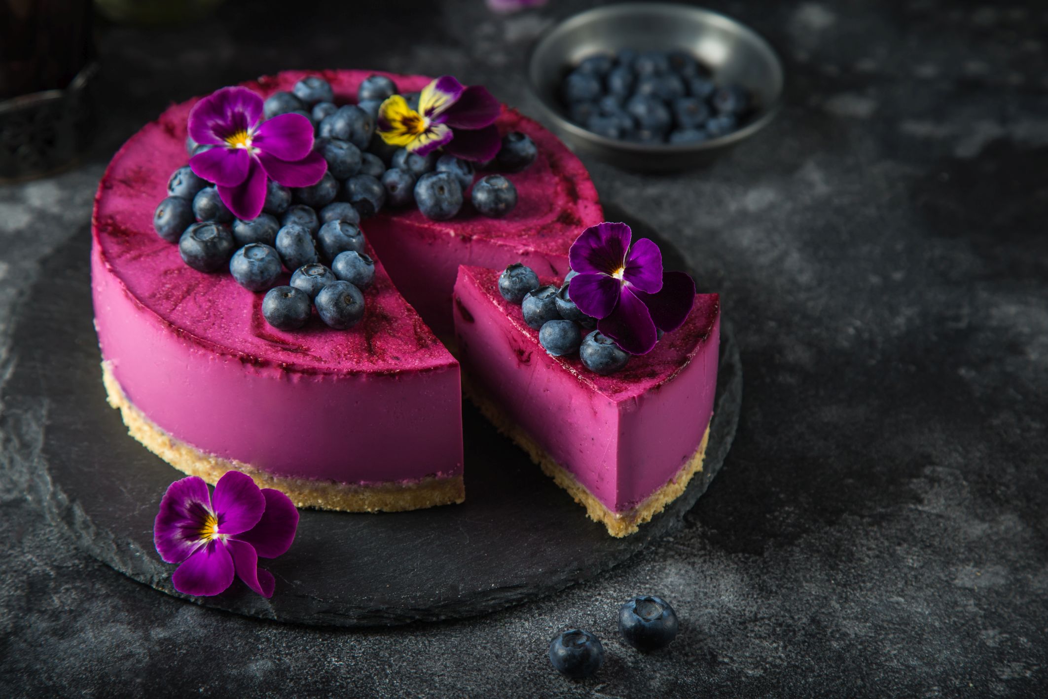 Blaubeer-Cheesecake