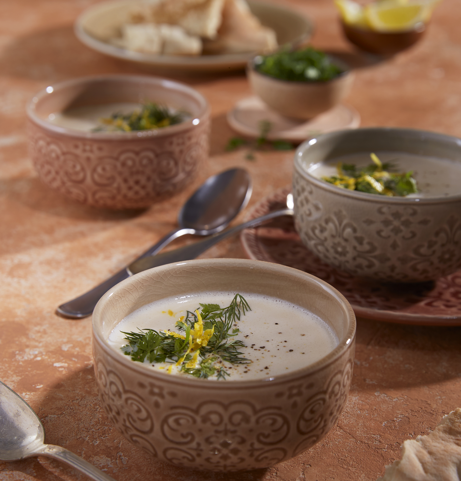 Sopa de alubias blancas y yogur