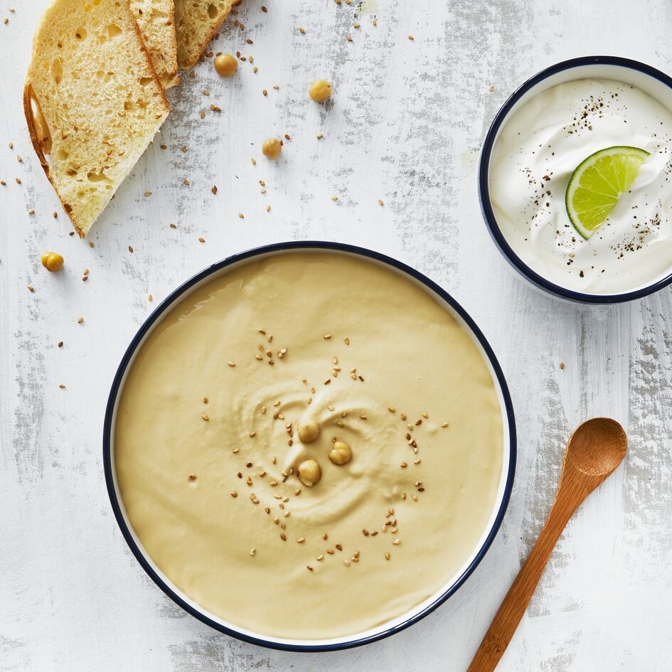Kichererbsencreme mit Joghurt
