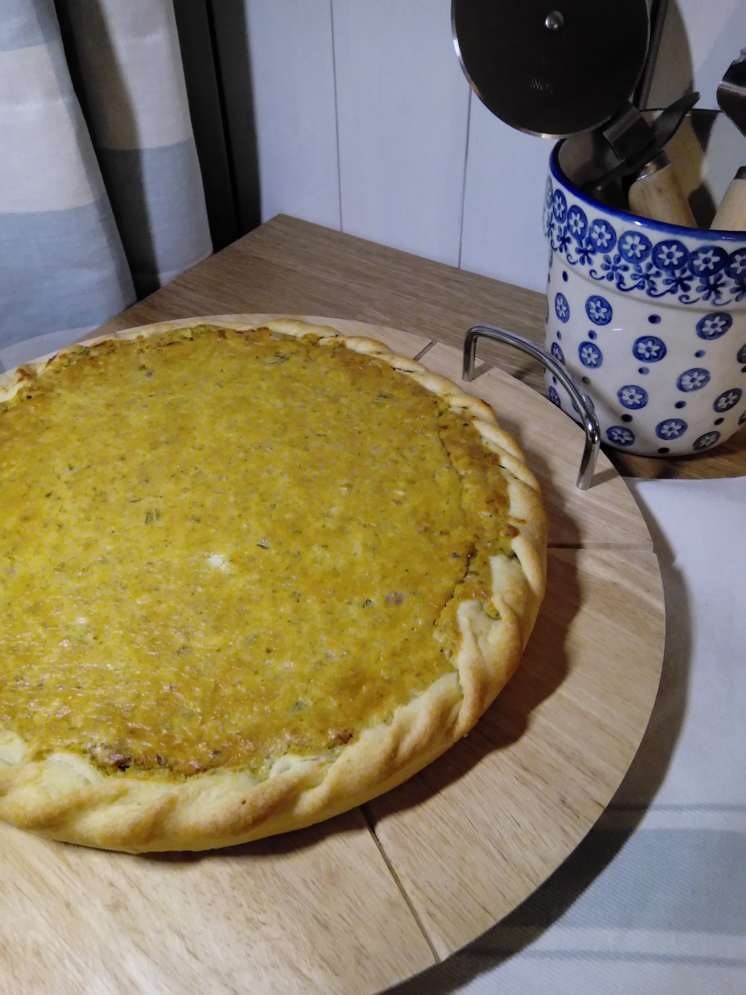 Torta rustica di fagiolini al profumo di maggiorana