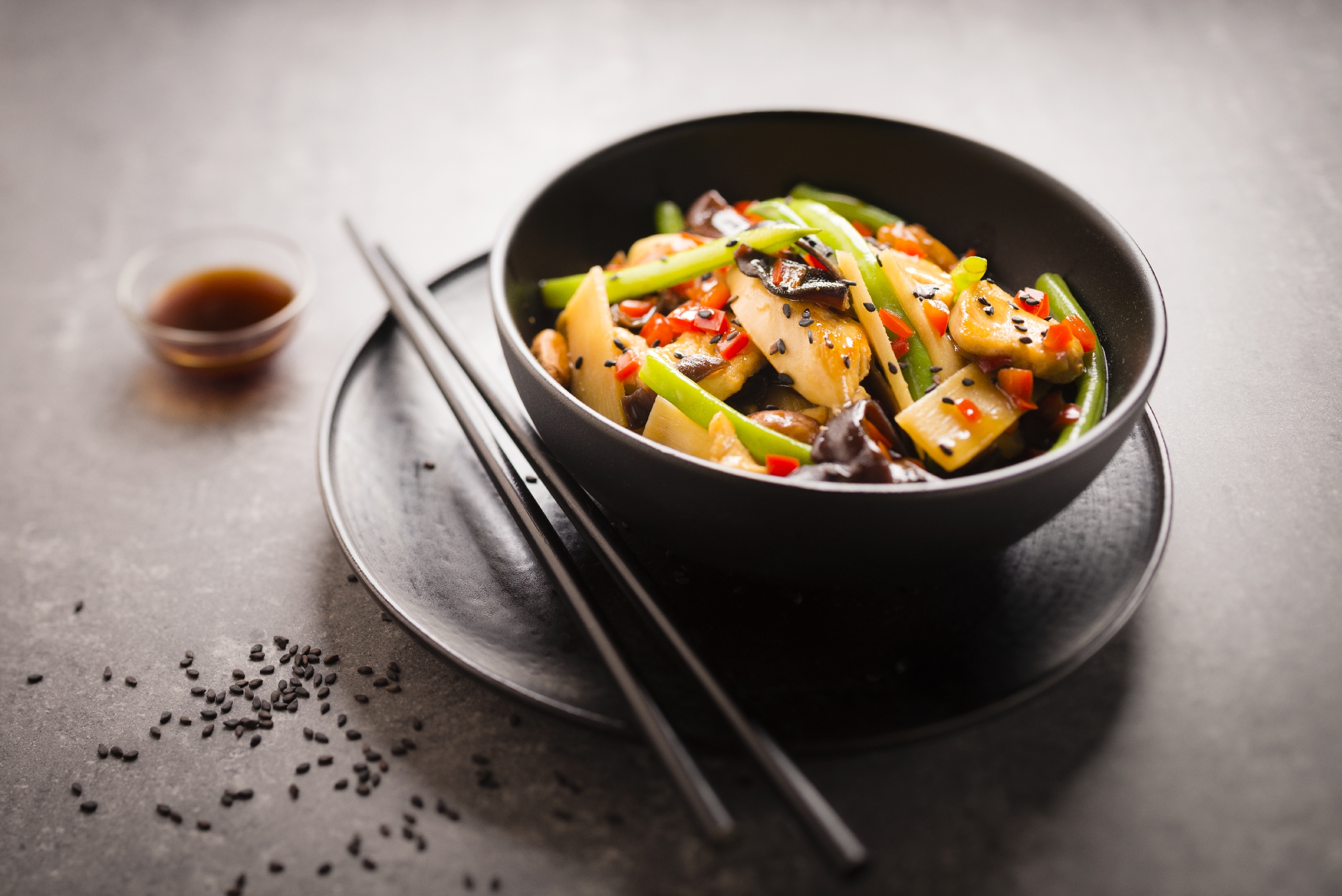 Pollo yakitori