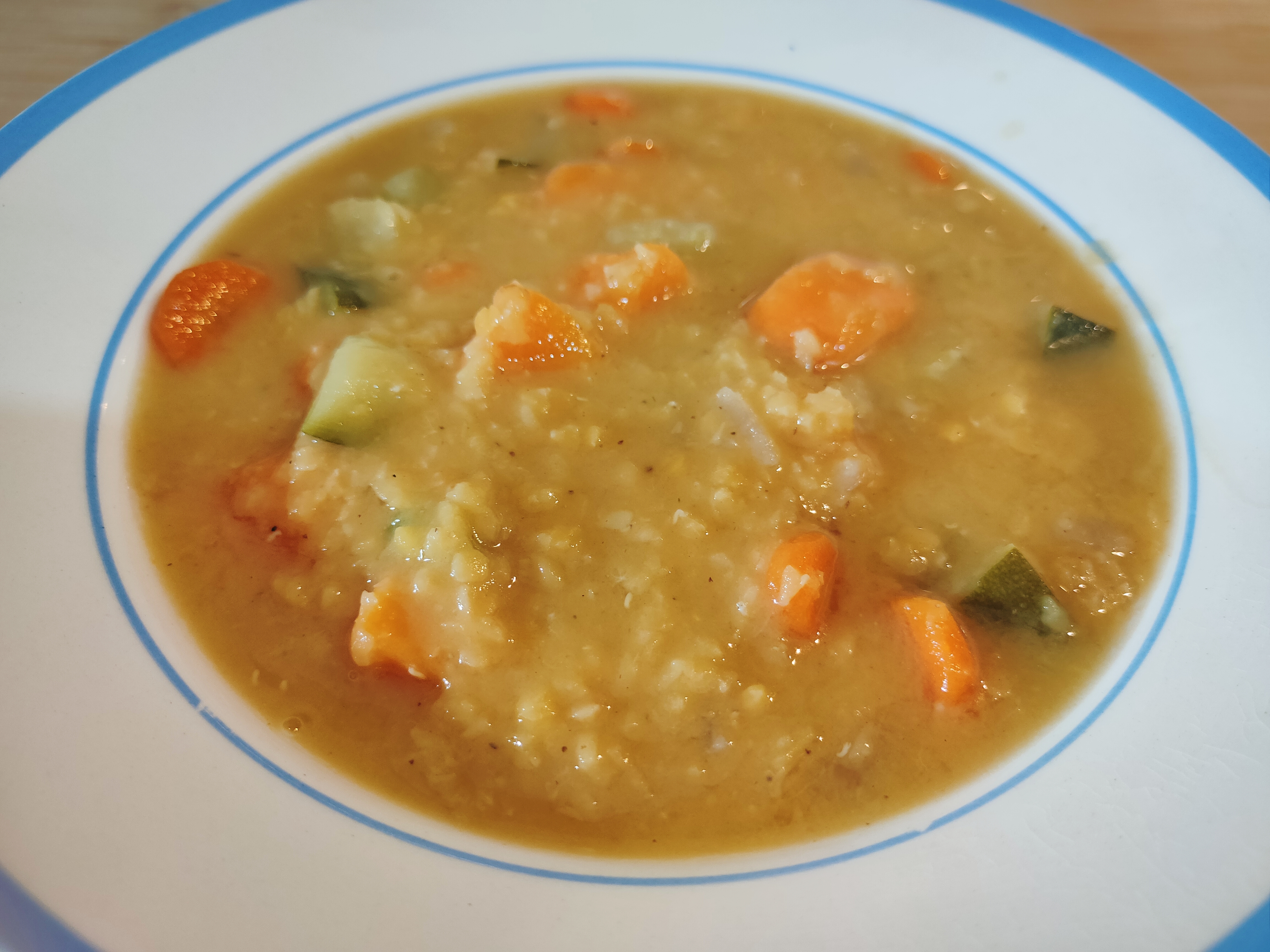 LENTEJAS ROJAS CON VERDURAS