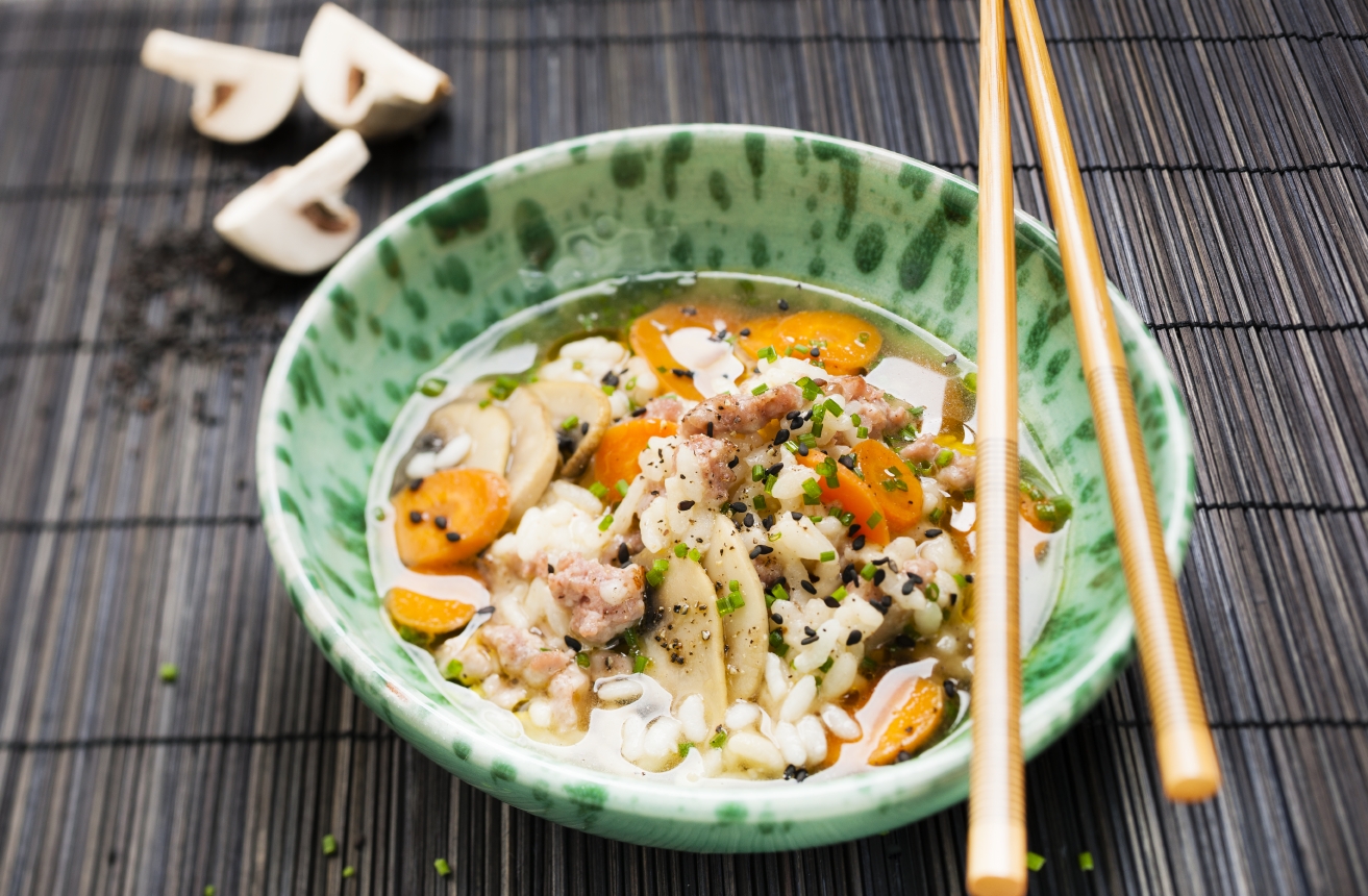 Arroz al estilo japonés