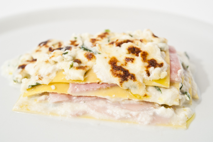 Lasagne al prosciutto