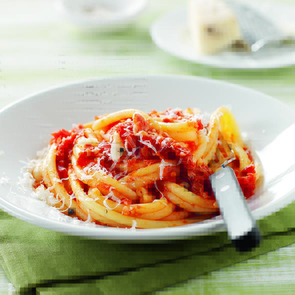 Espagueti all´amatriciana