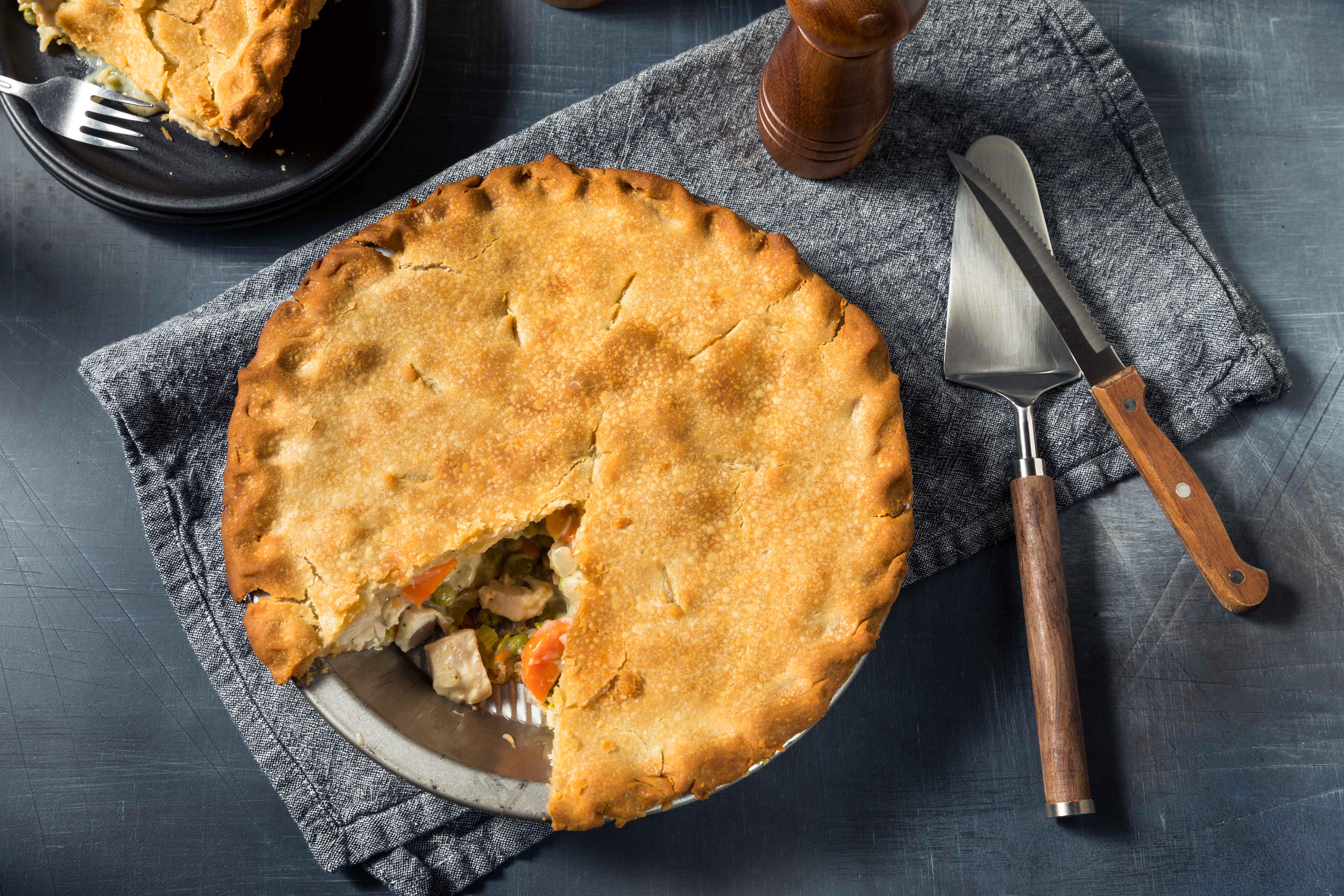 Pastel de pollo