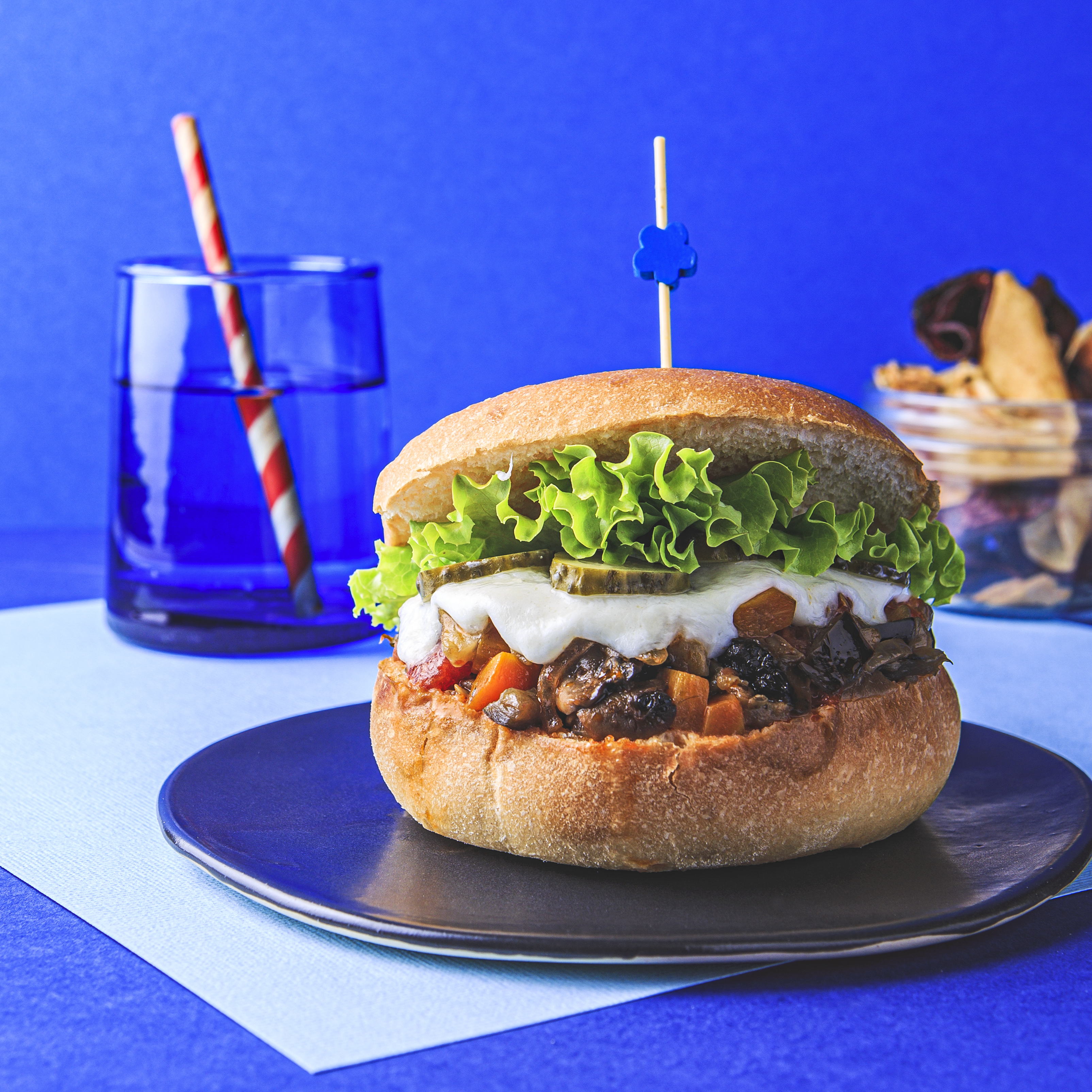 Cheeseburger de verduras