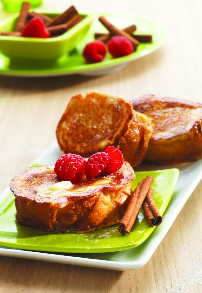 Torrijas con té verde