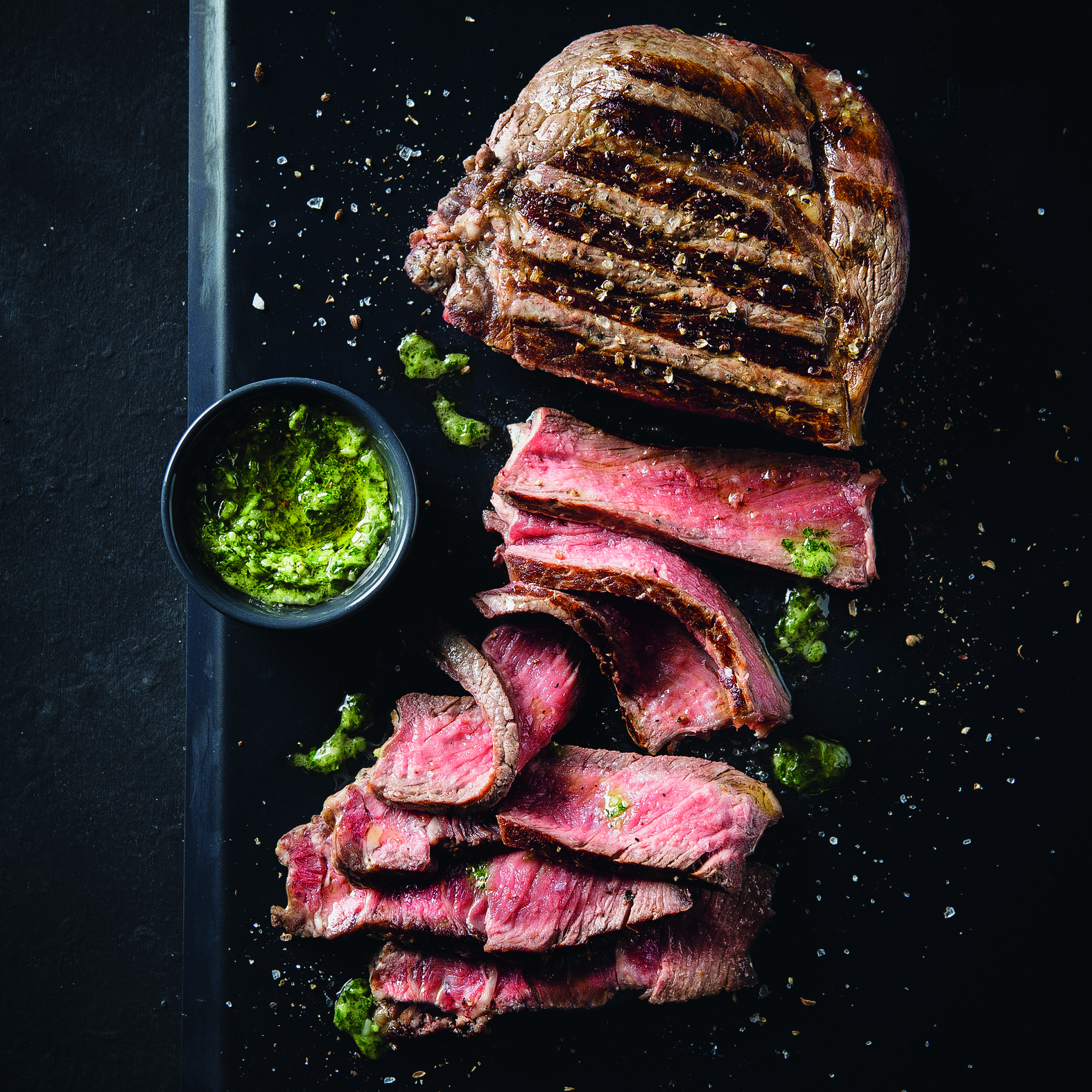 Entrecotes vom Grill mit Chimichurri