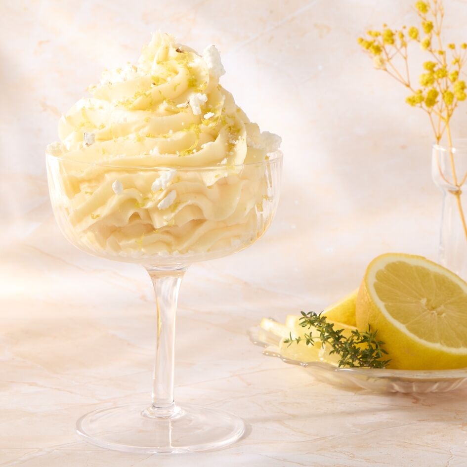 Gelado soft de lemon curd