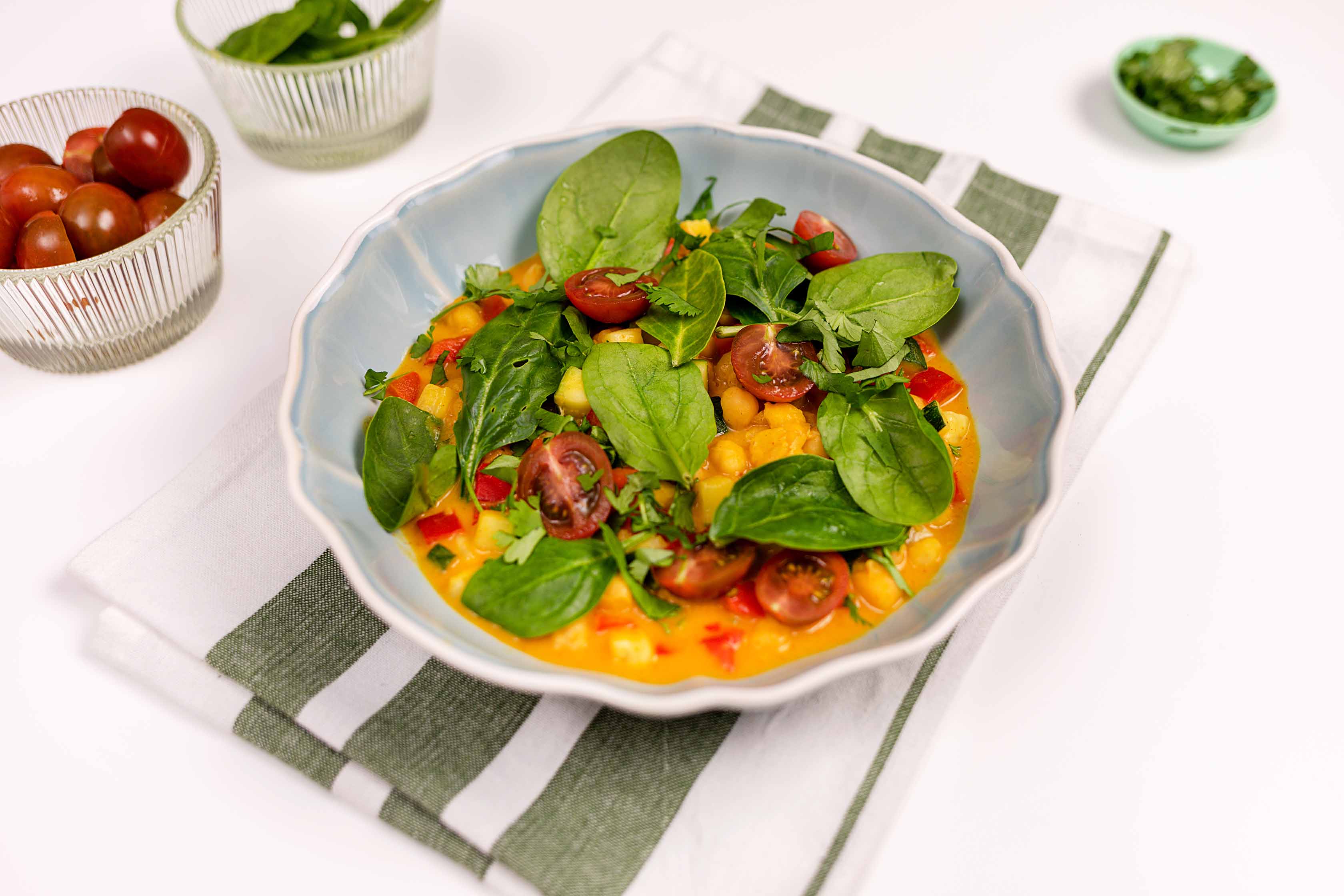 Curry de garbanzos