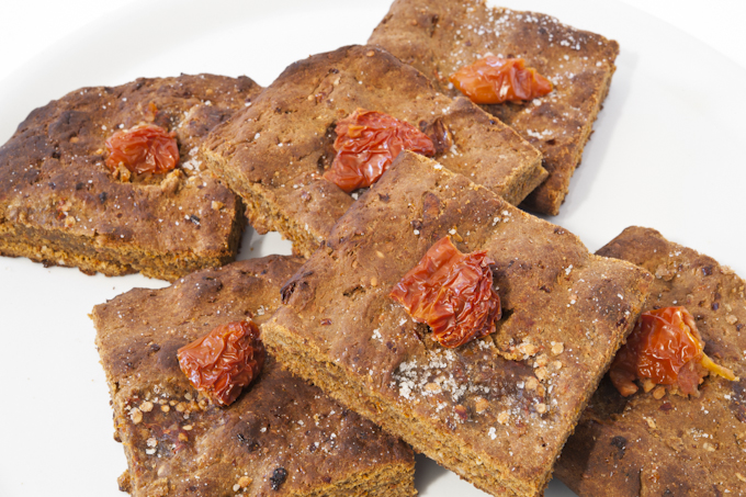 Focaccia con pomodori secchi