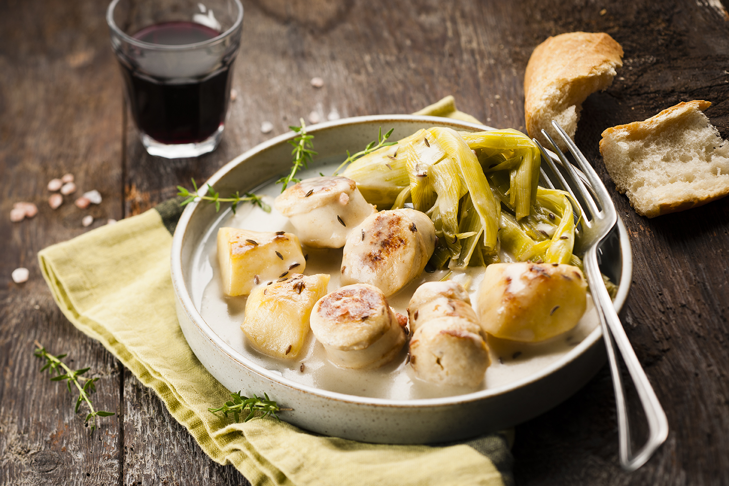 Boudin Blanc Pommes Poireaux - Recette Cookeo | Moulinex