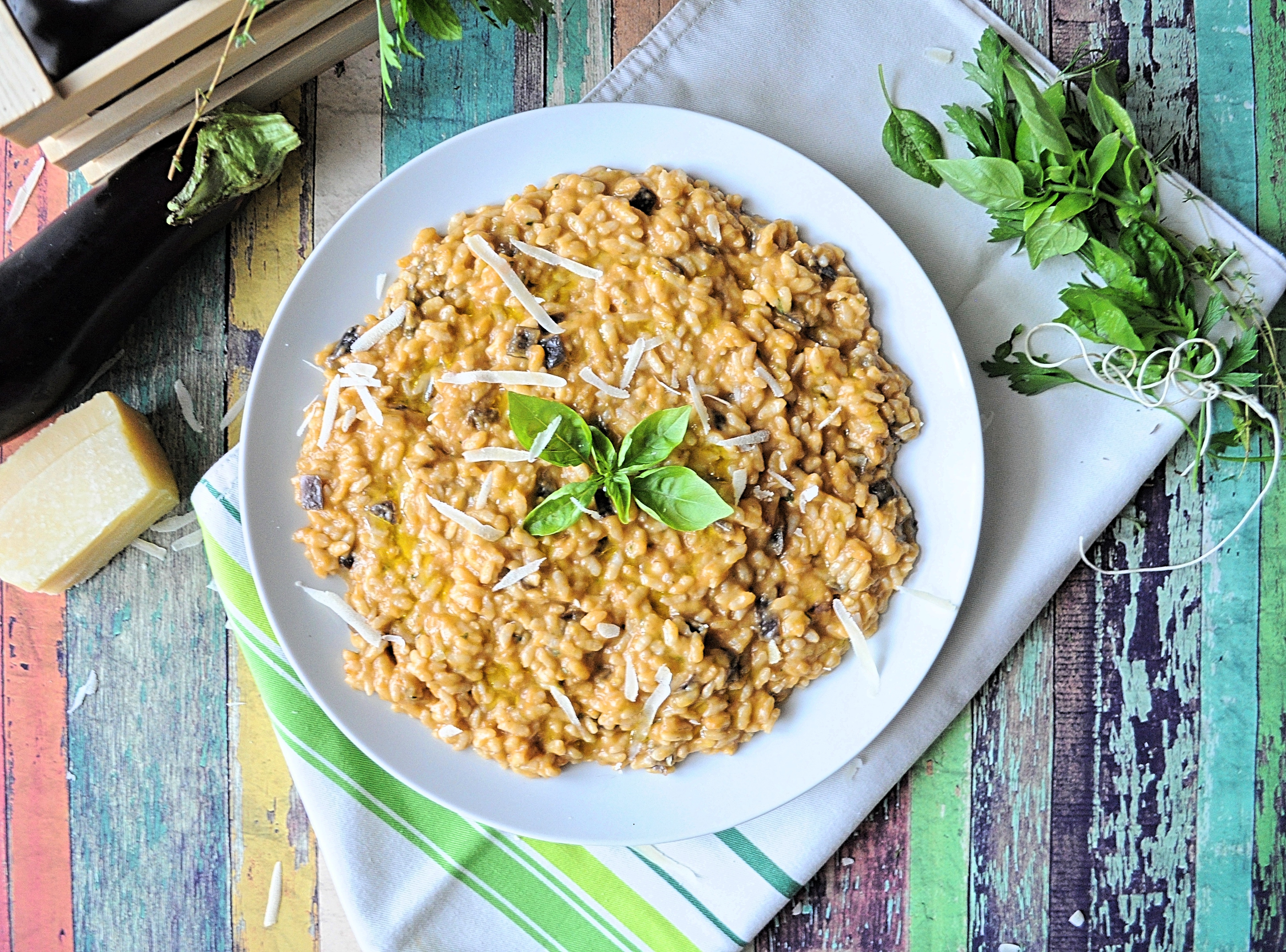 Risotto alle melanzane