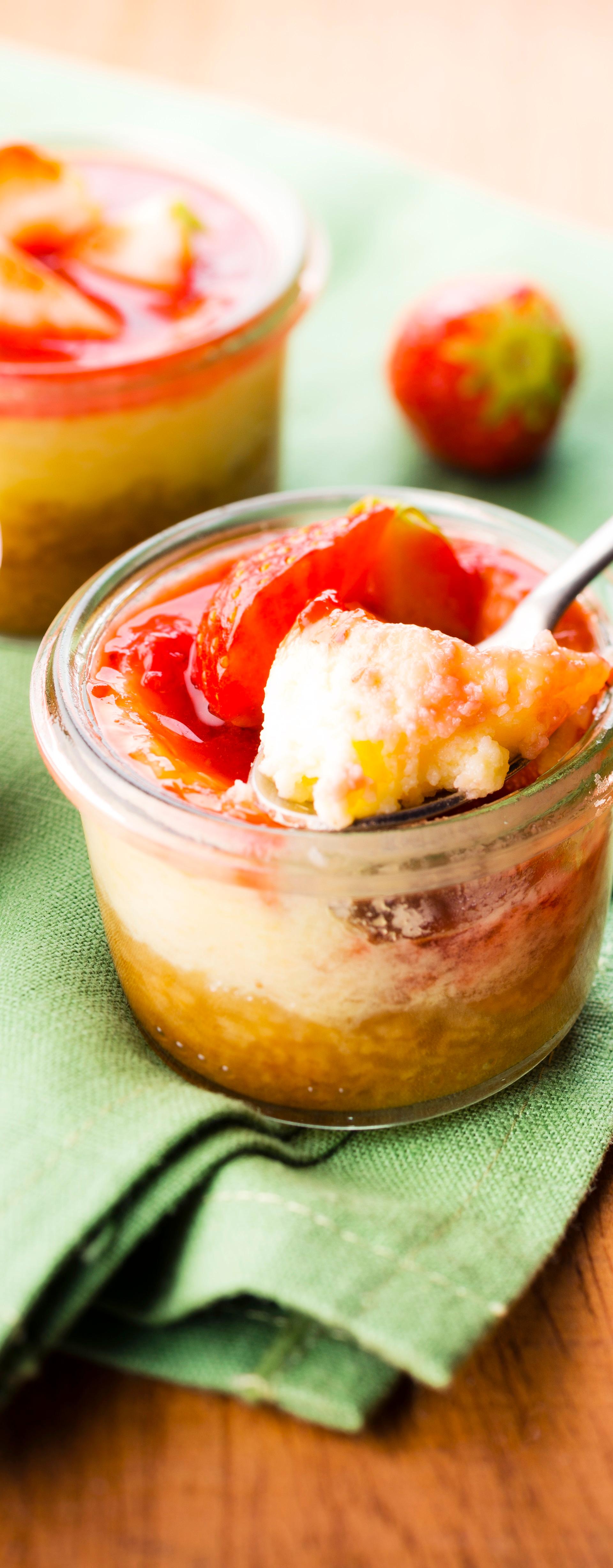 Cheesecake frappés aux fraises - Recette Balance de cuisine | Tefal