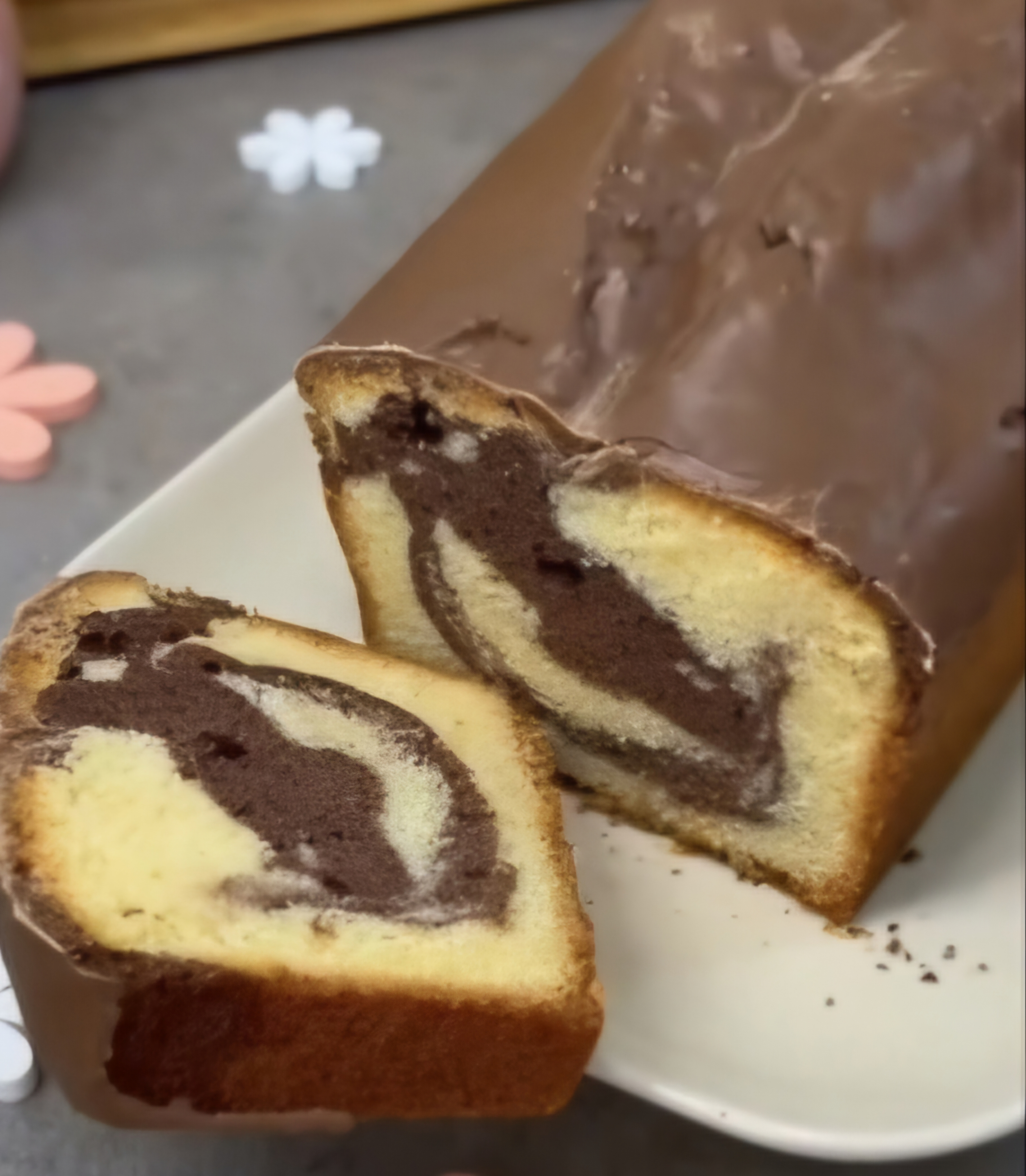 Marmorkuchen einfach und fluffig