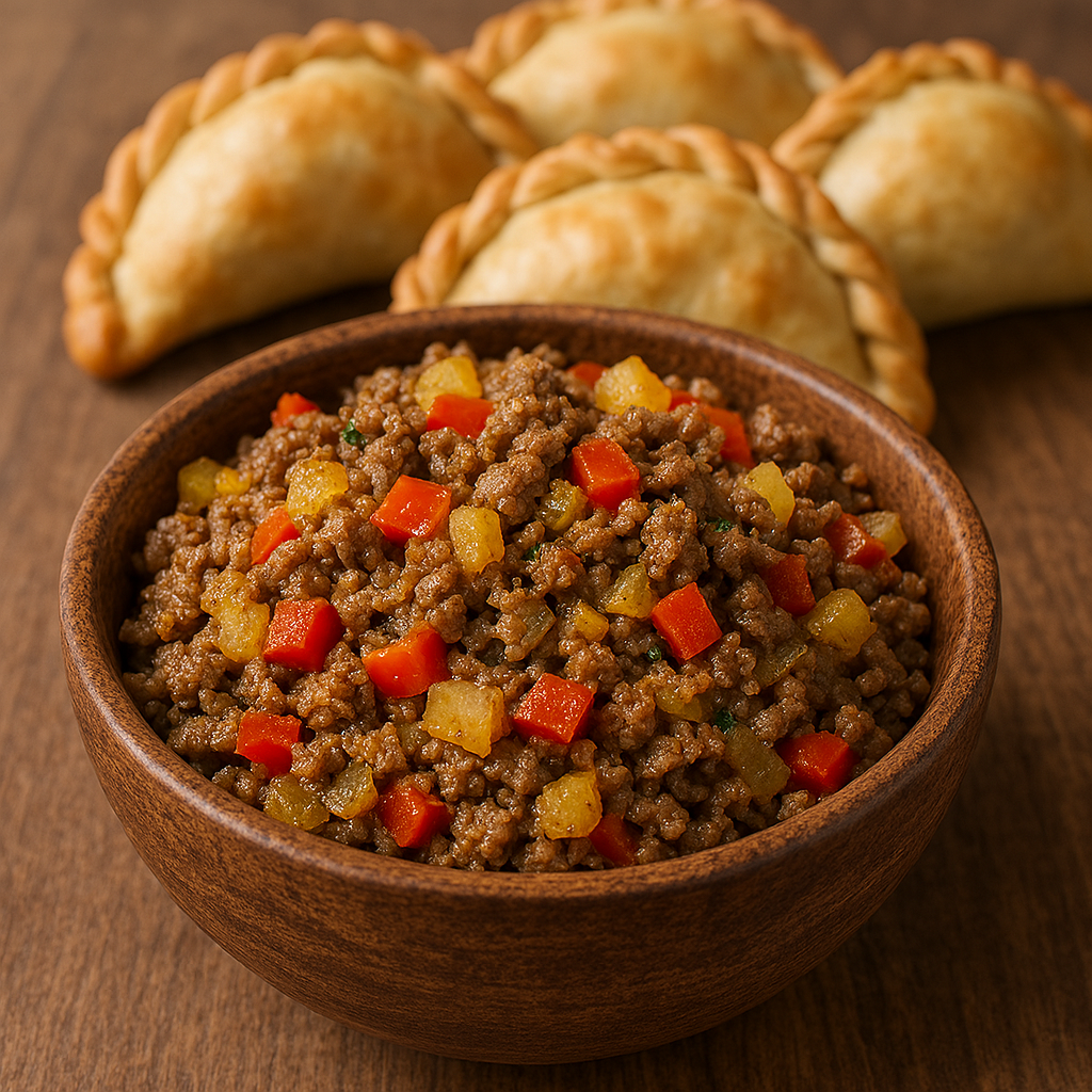 Relleno empanadas de carne argentinas