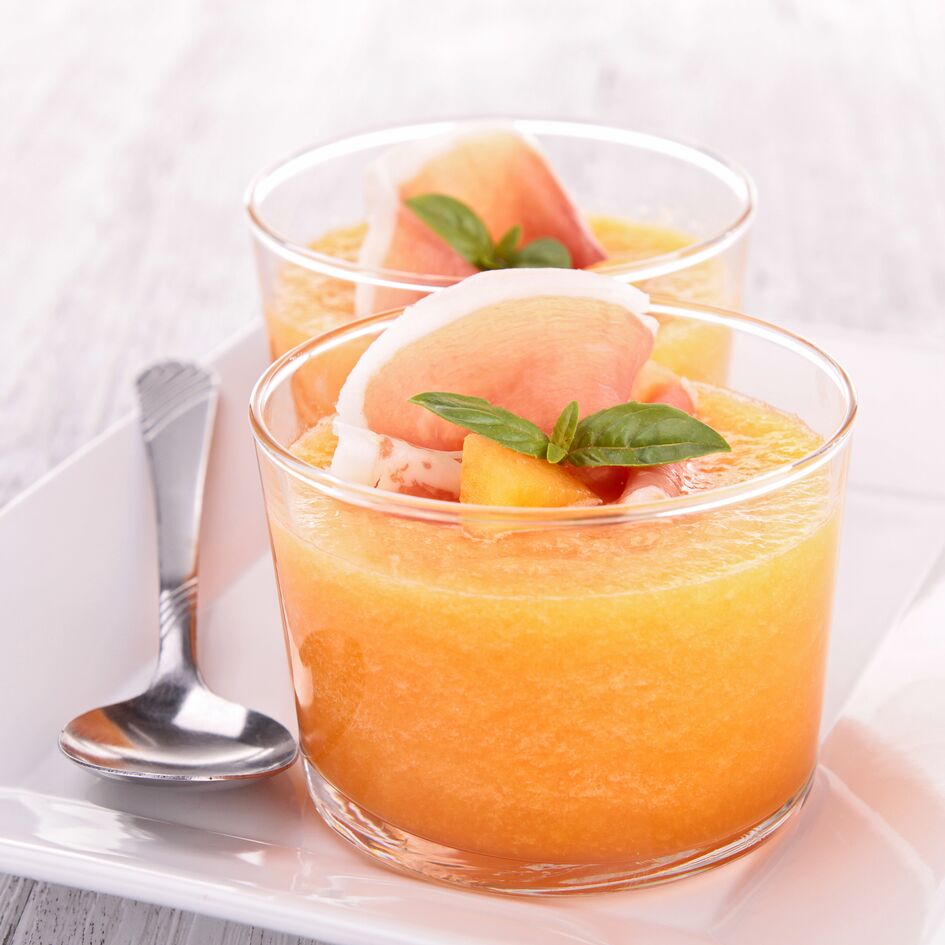 Sopa fría de melón