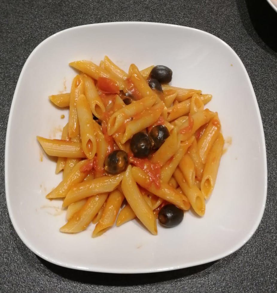 PASTA RISOTTATA ALLA PUTTANESCA