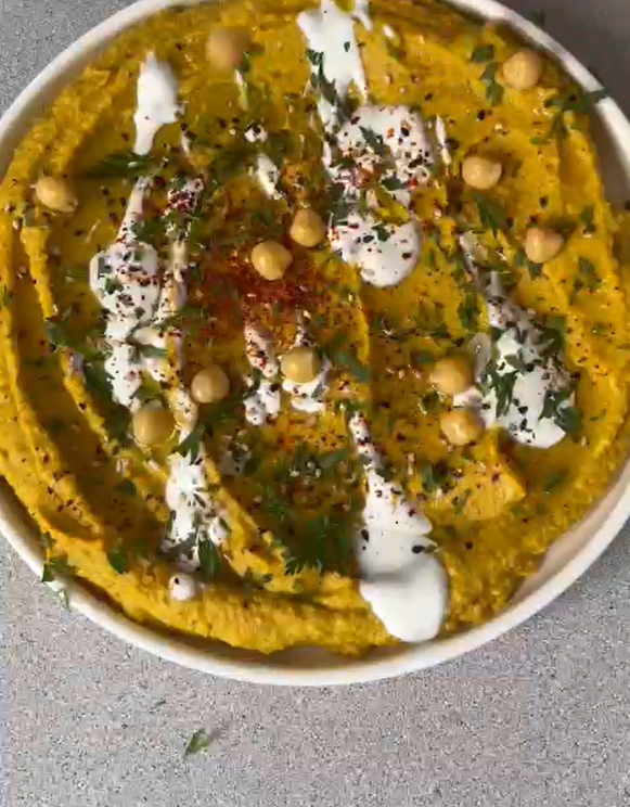 Hummus de zanahoria asada