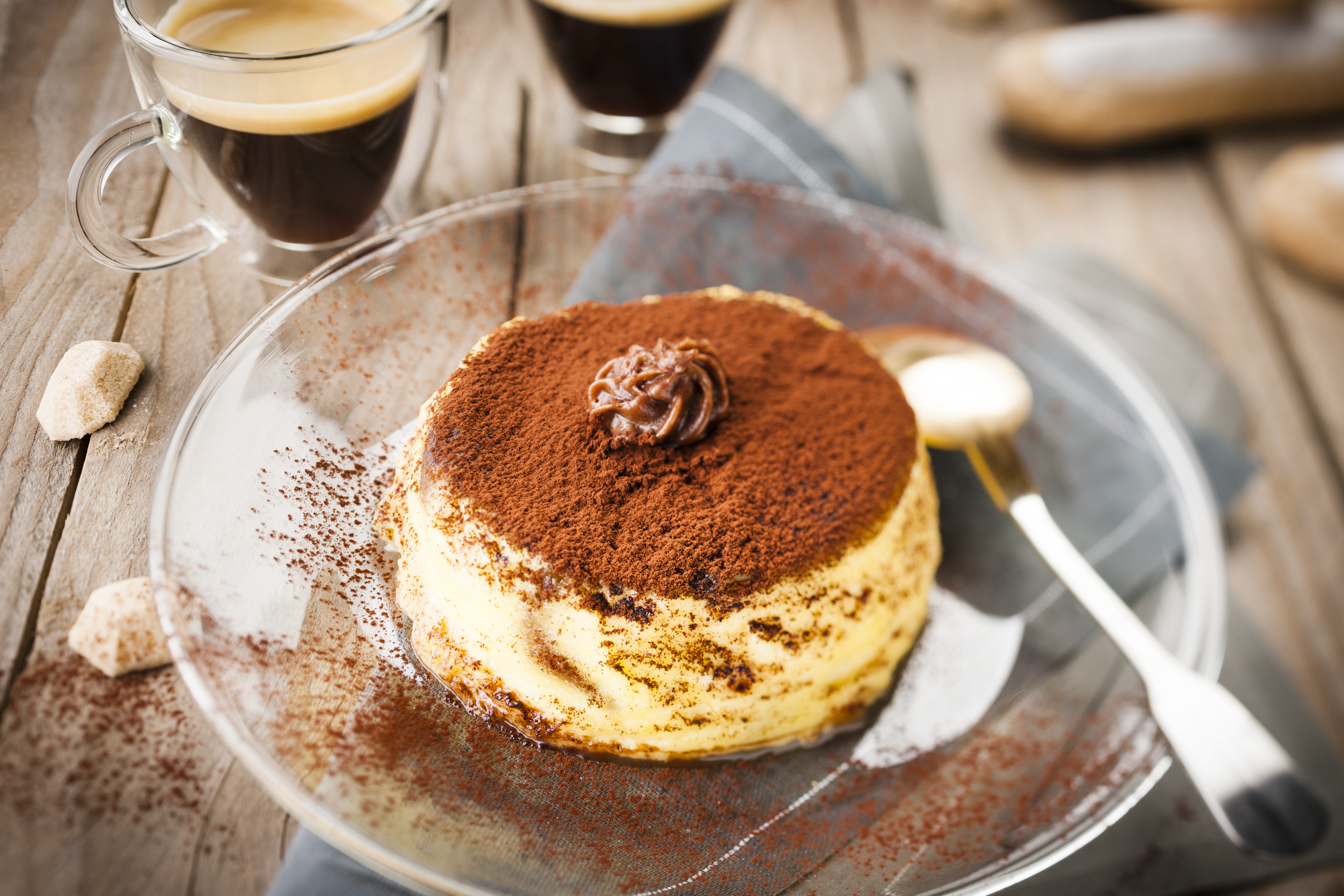 Tarta de queso tiramisú