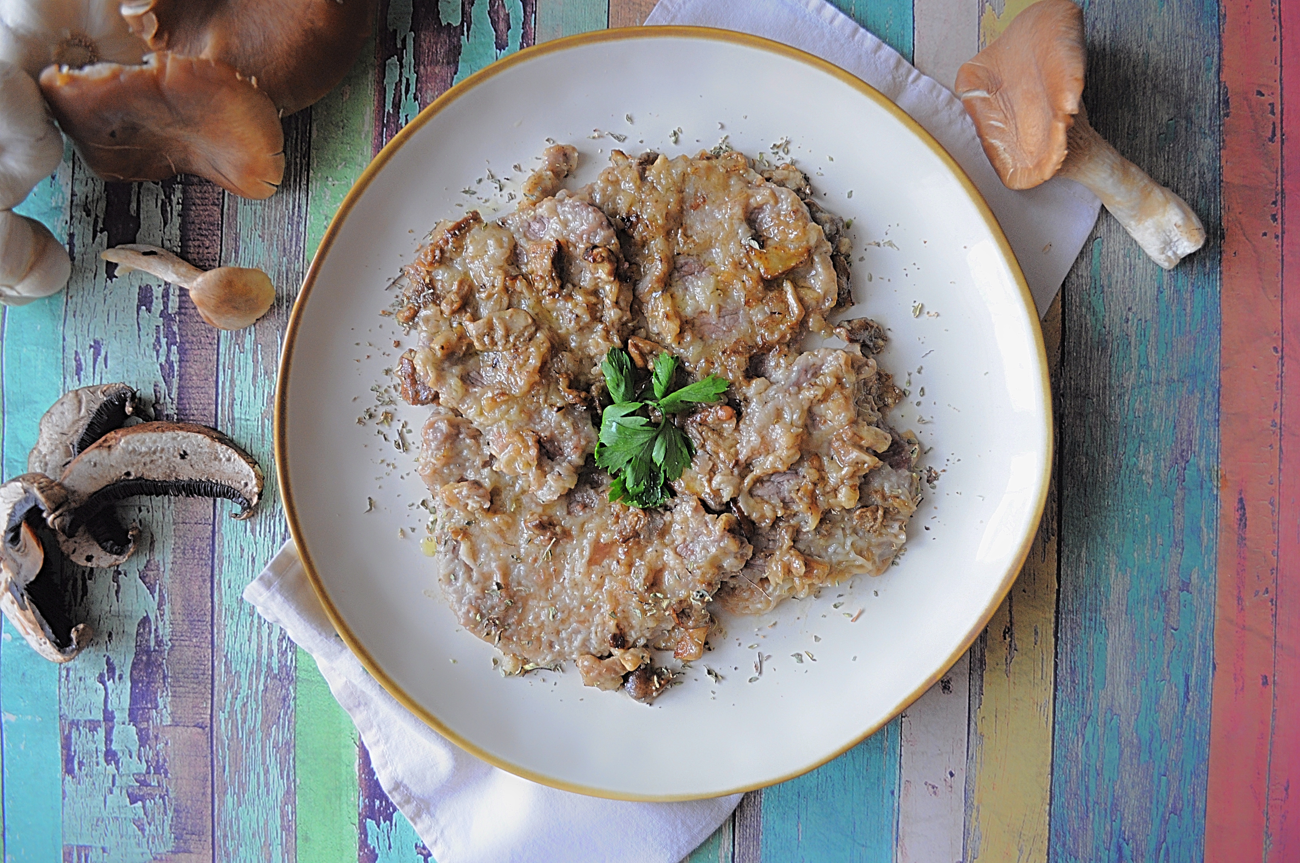 Scaloppine ai funghi