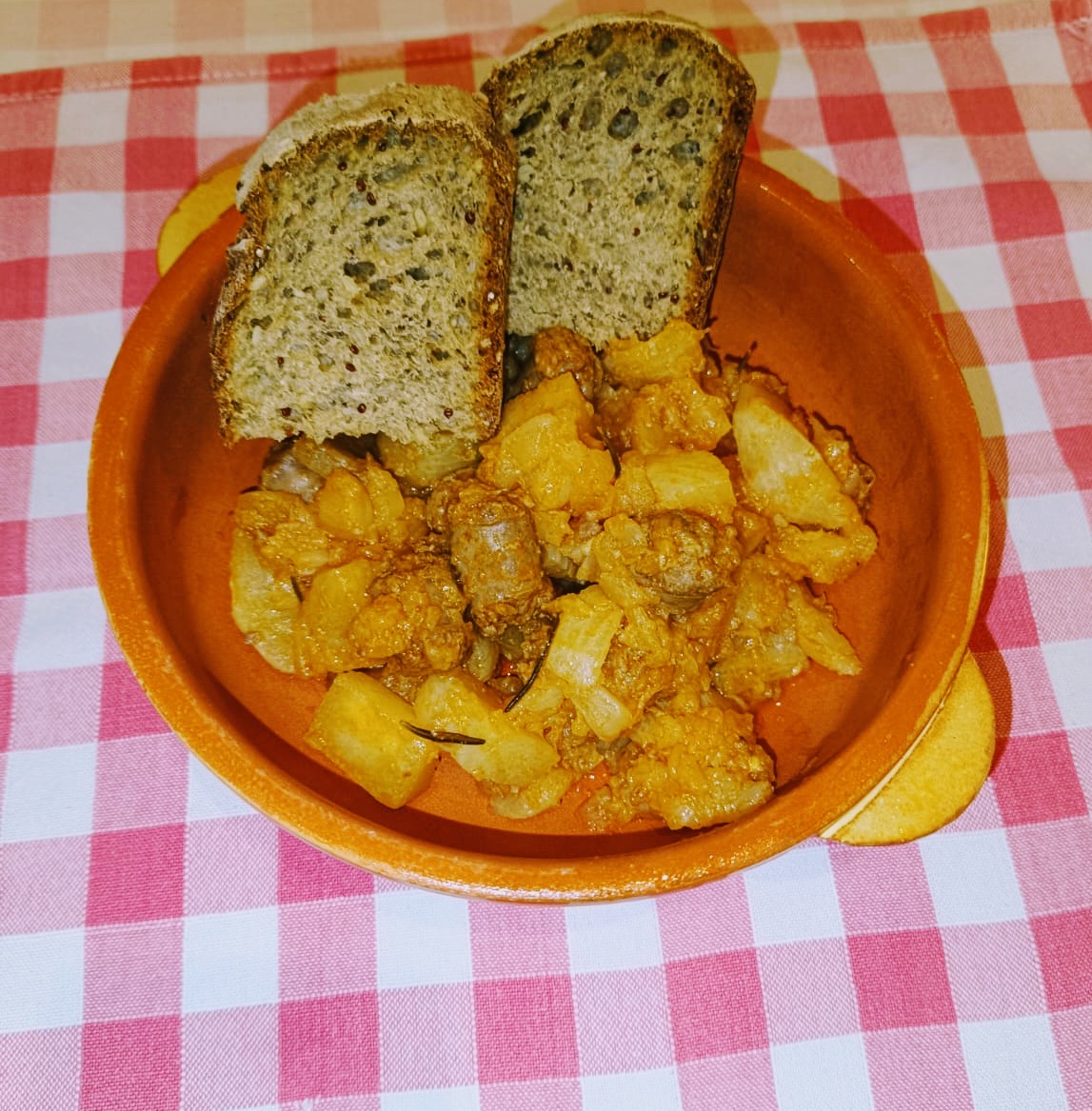 Rape e salsiccia alla piemontese