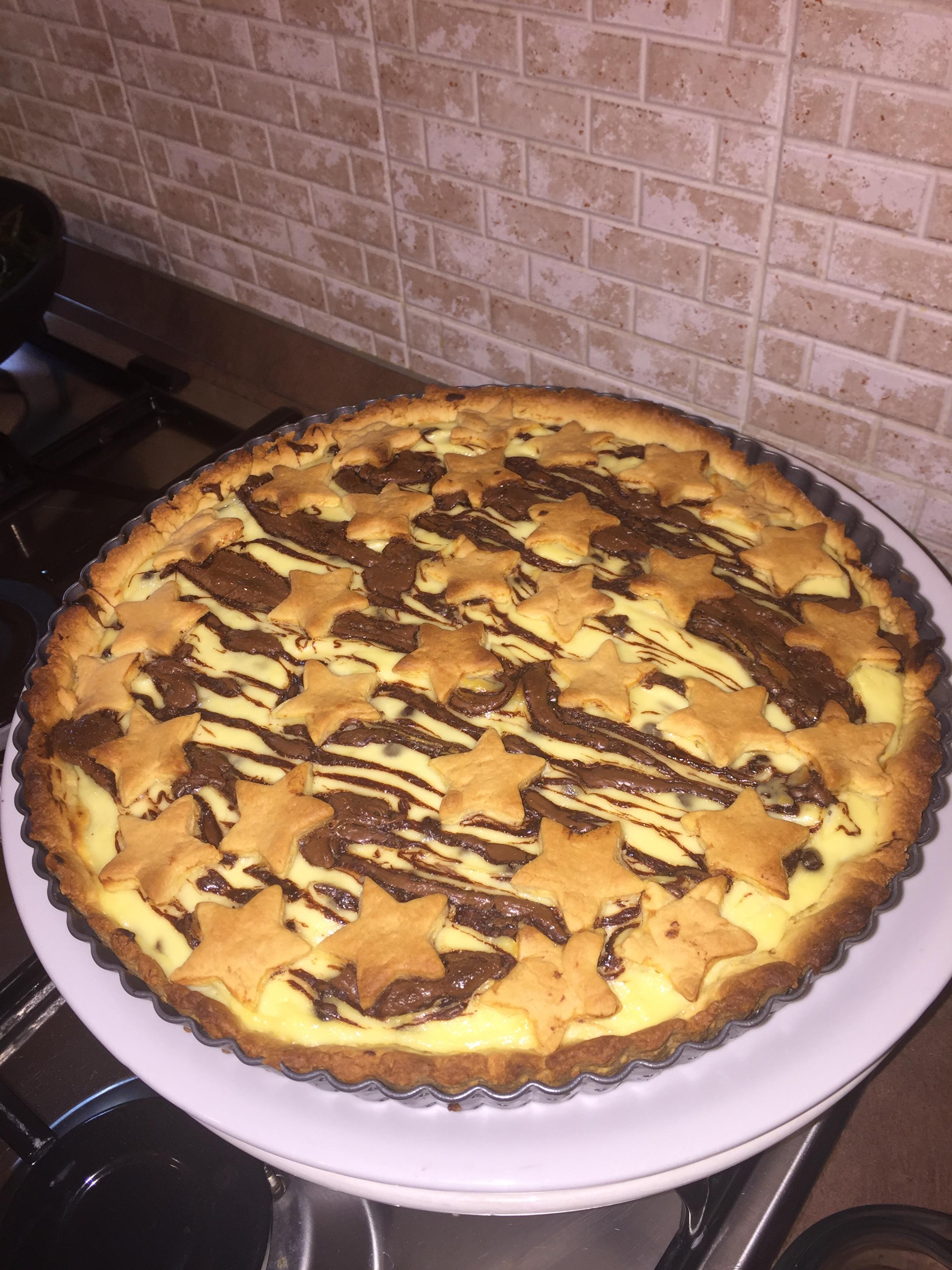 Crostata ricotta e nutella