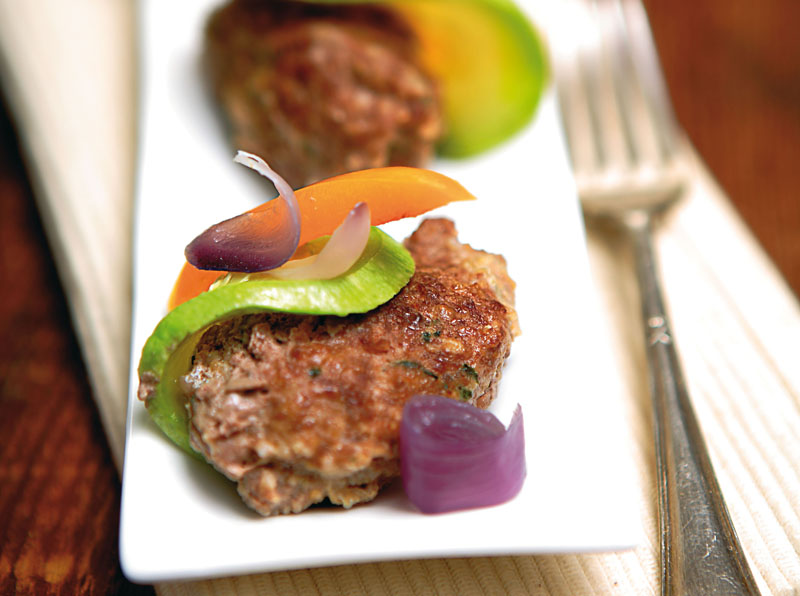Albóndigas con queso suizo