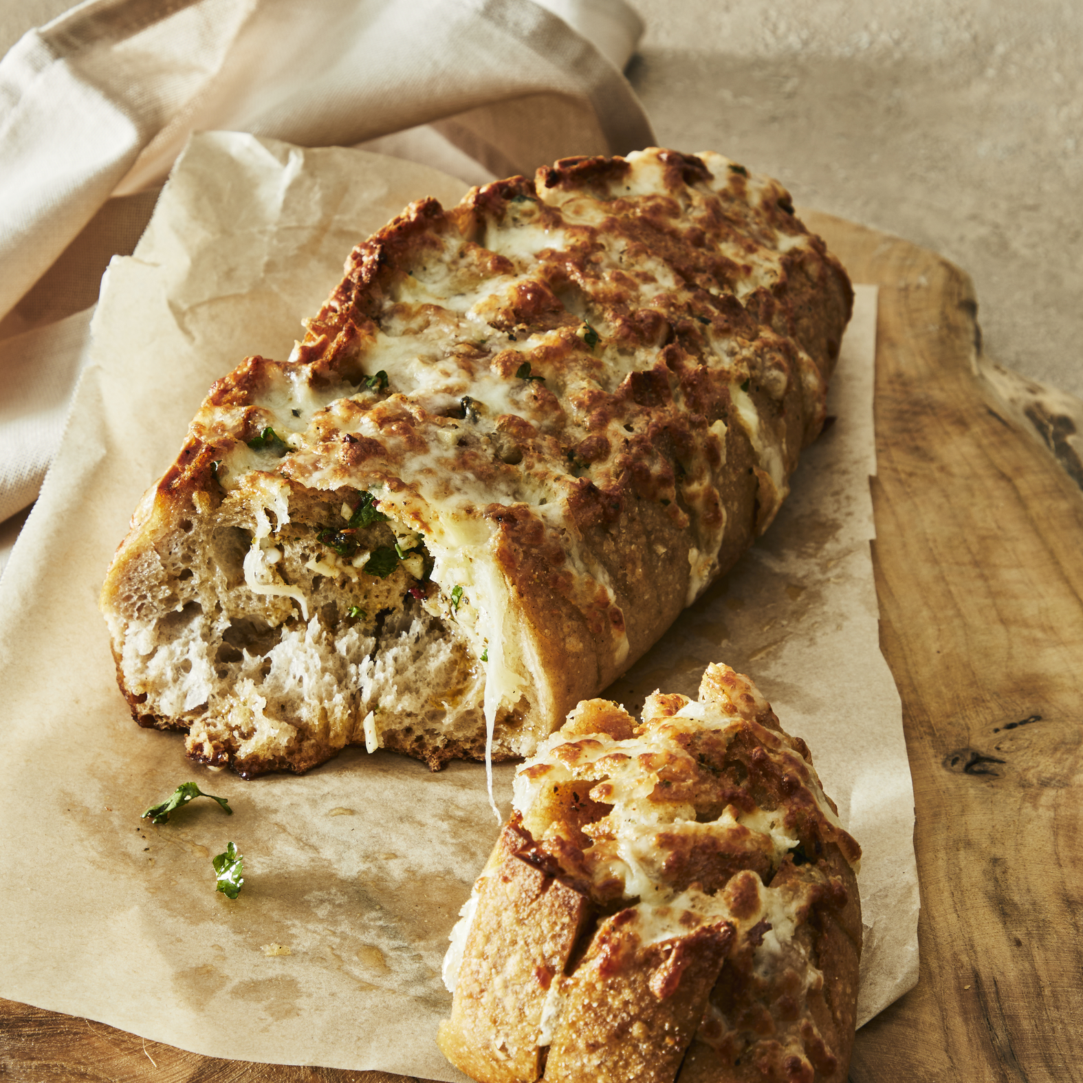 Pane all’aglio e formaggio