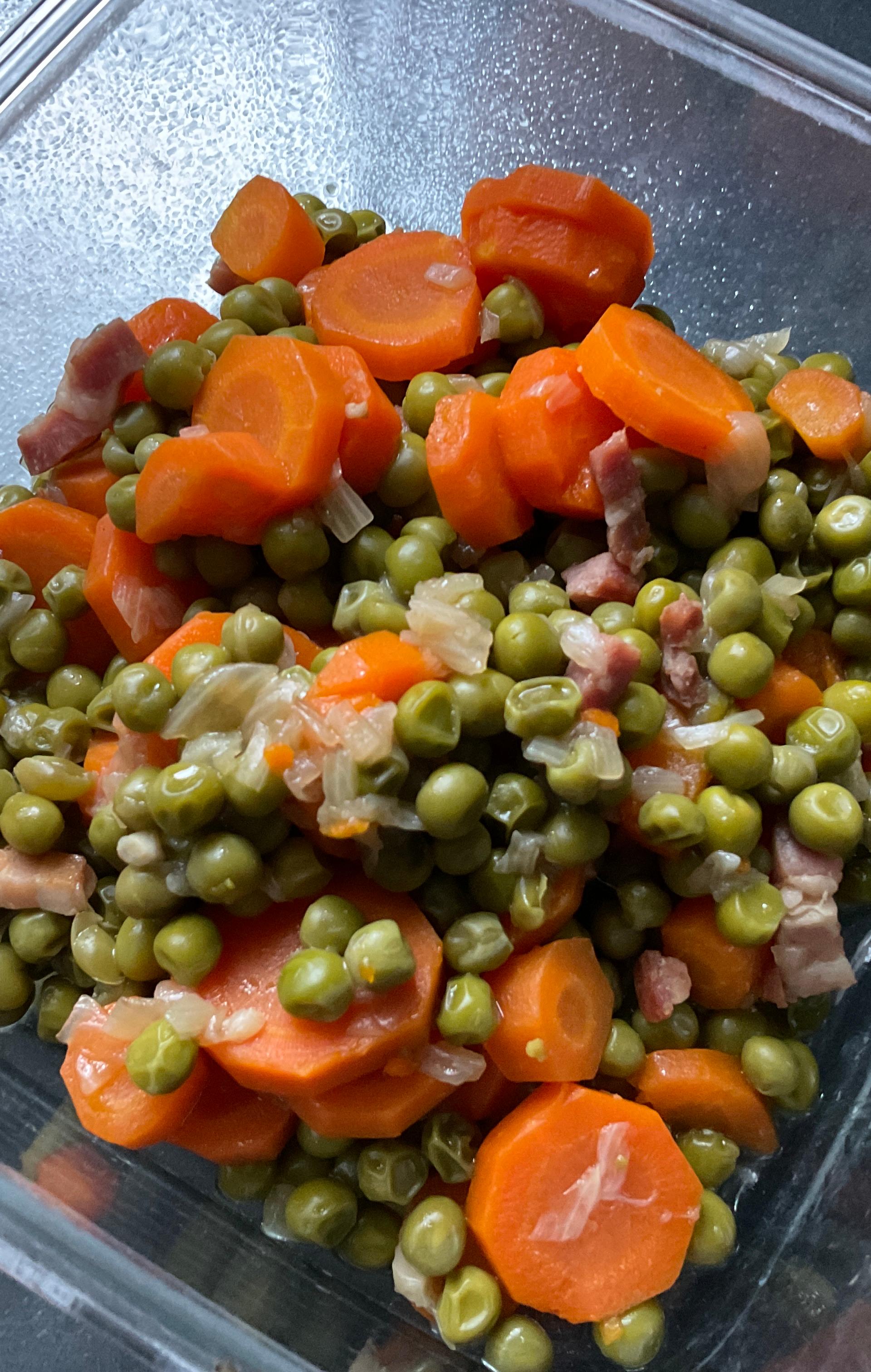 Duo petits pois surgelés carottes - Recette Cookeo V3 | Moulinex