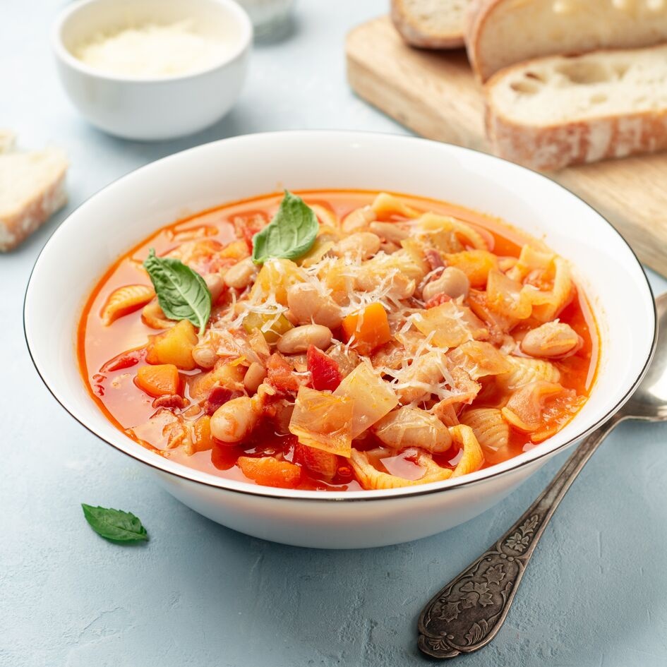 Soep in Minestrone-stijl