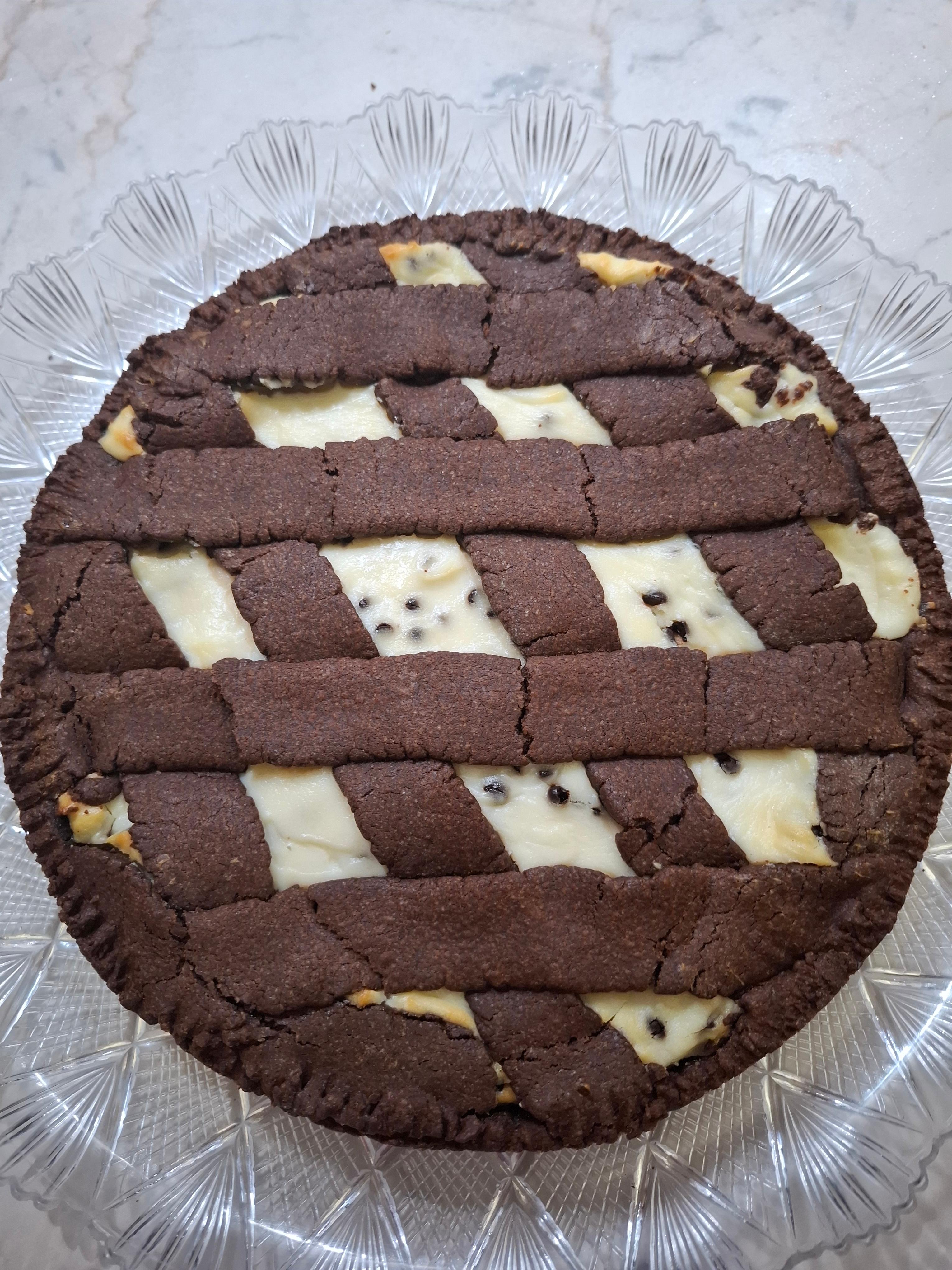 Crostata cacao con ricotta