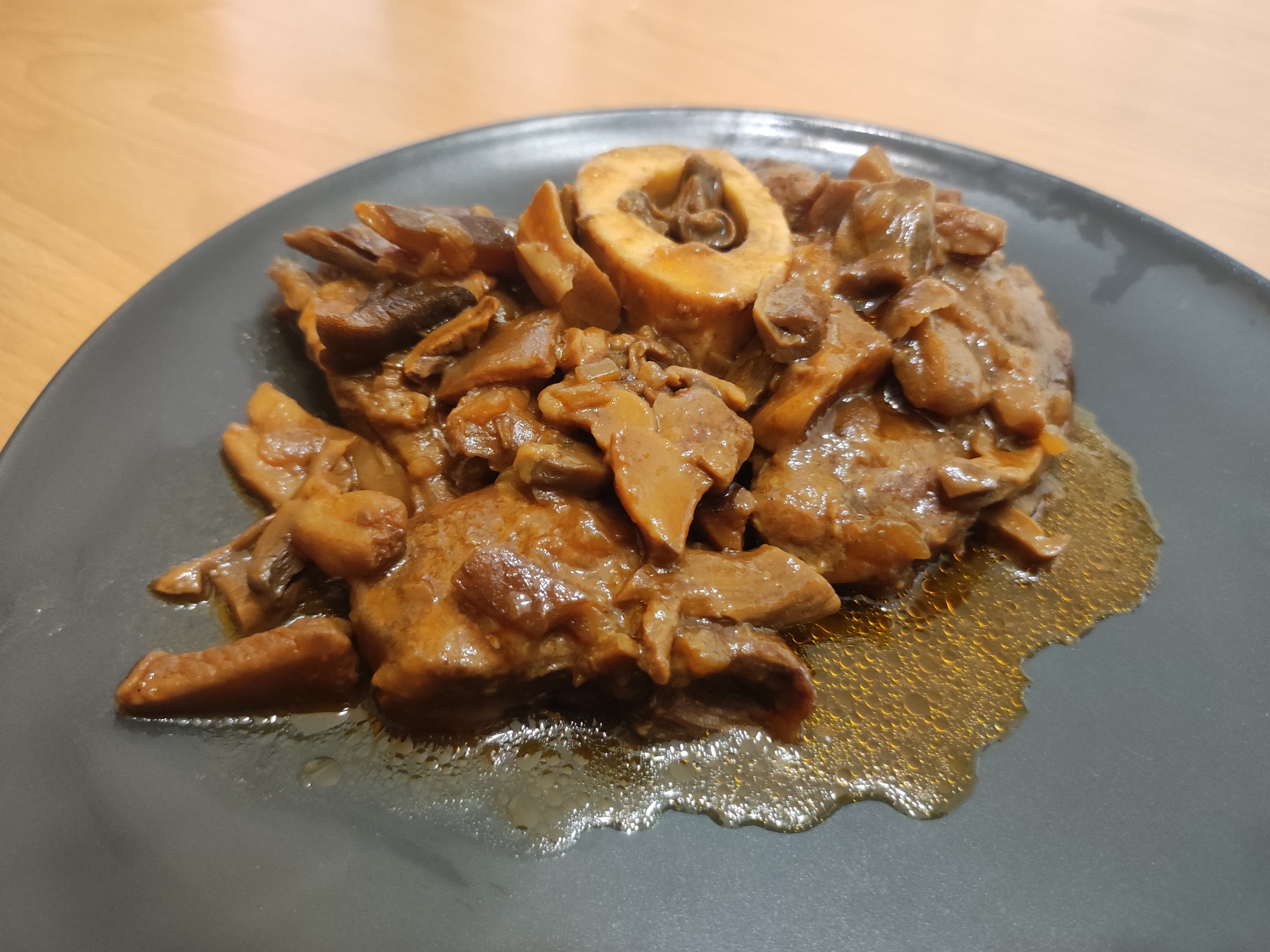 Ossobuco funghi