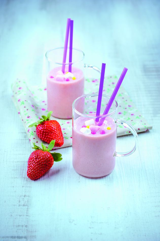 Frullato di fragole e cannella