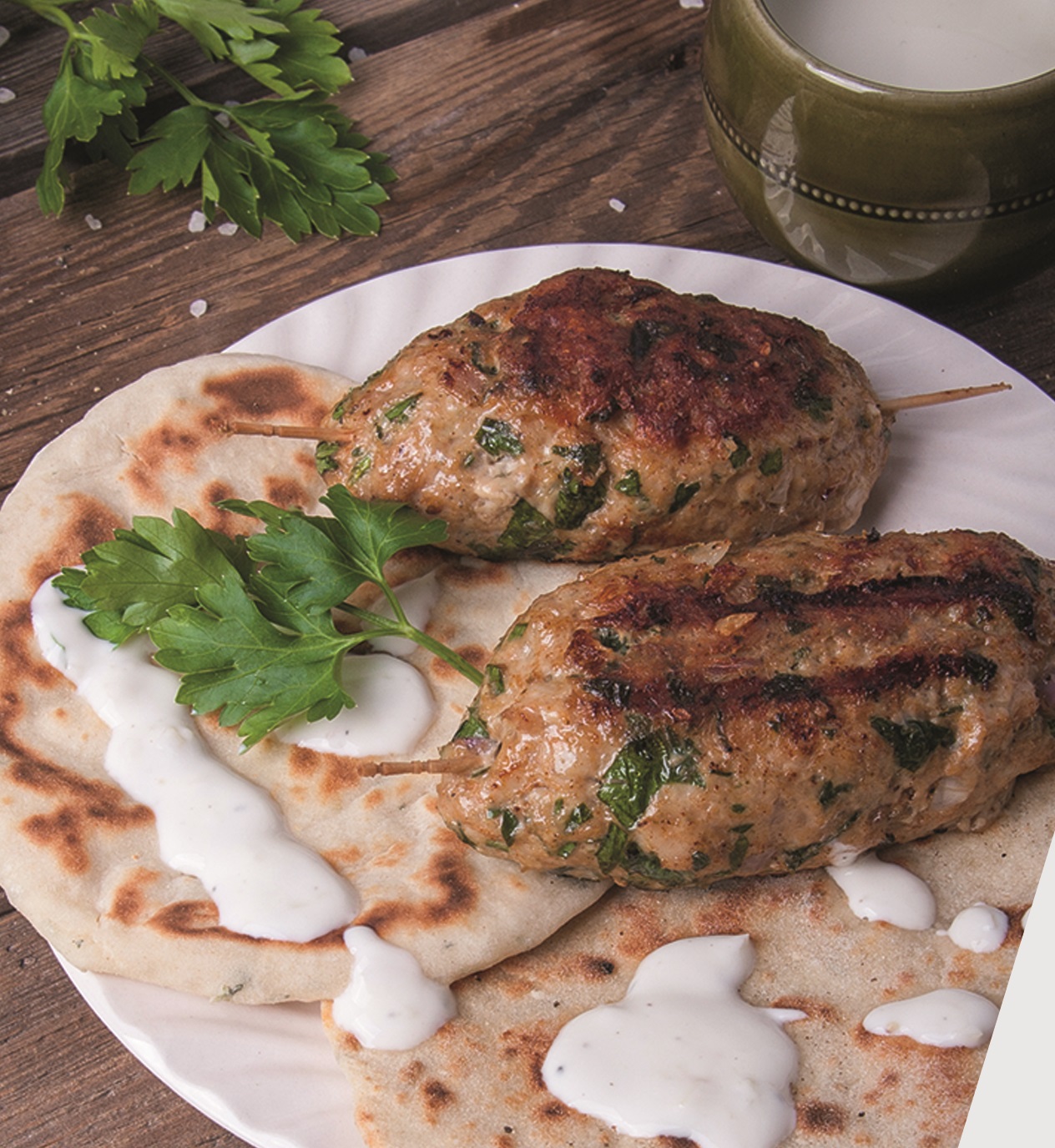 Albóndigas de carne al cilantro