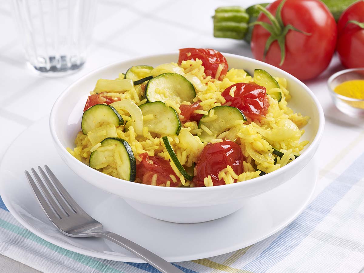 Zucchini-Tomaten-Pfanne