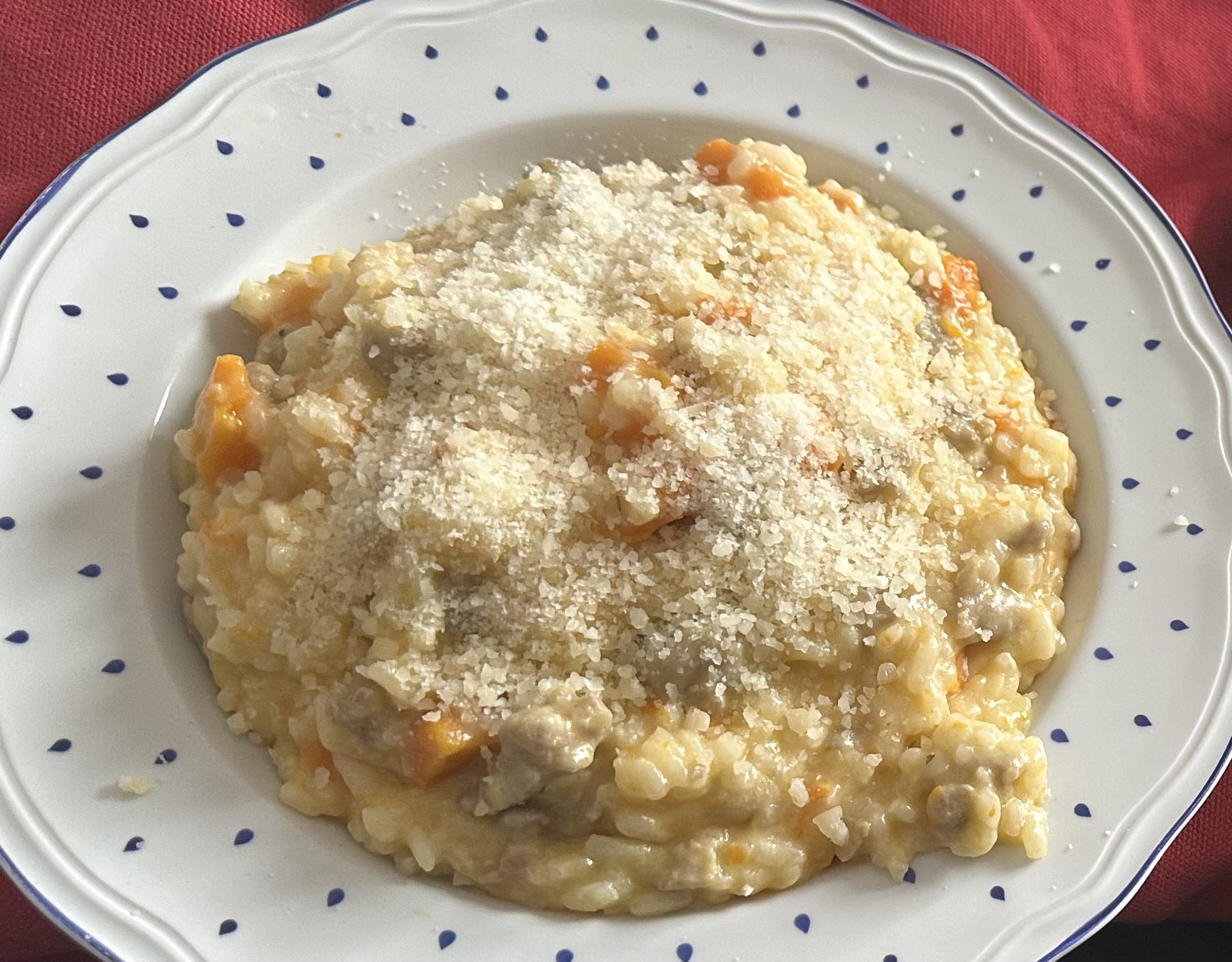 Risotto Zucca e Salsiccia