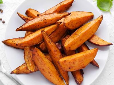 Spicchi di patate dolci
