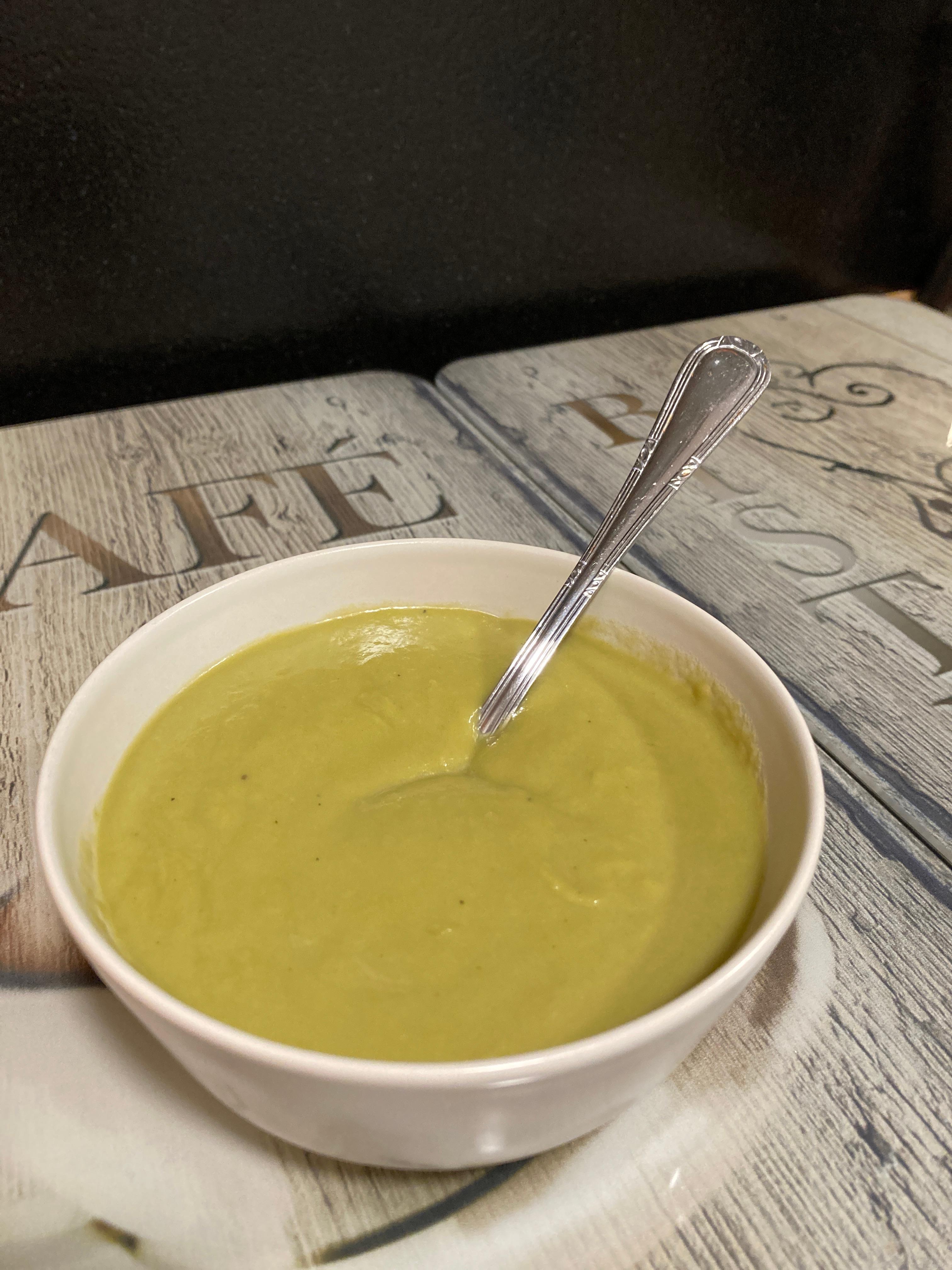 Crema de espárragos verdes