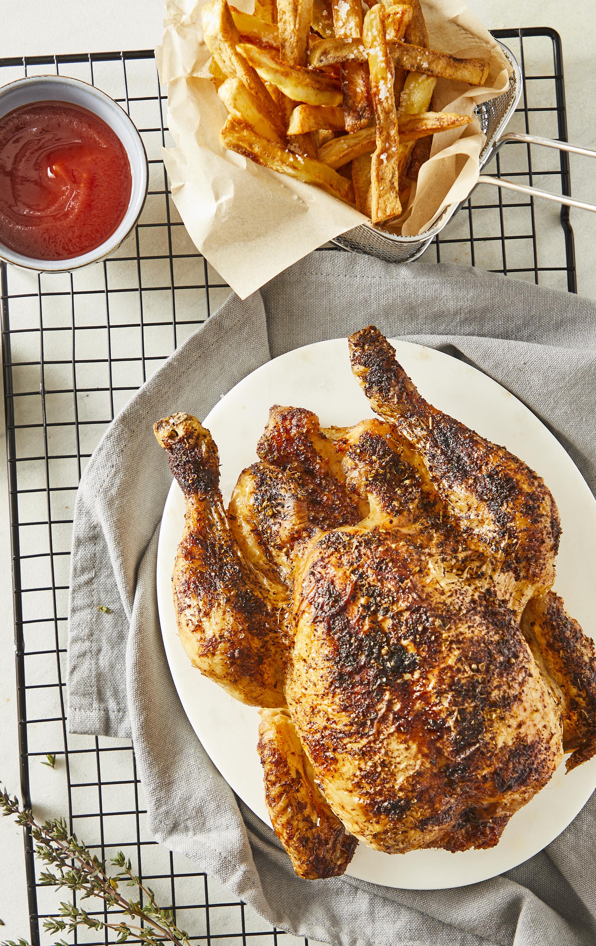 Poulet rôti et frites maison - Recette DUAL EASY FRY XXL | Moulinex