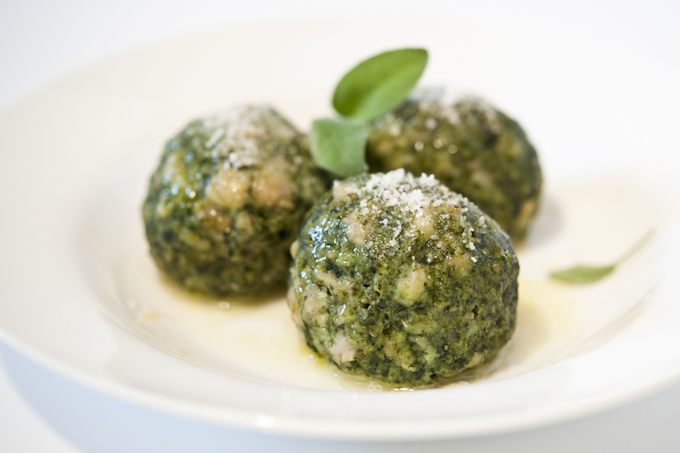 Canederli agli spinaci