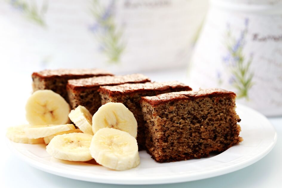 Glutenfreier Hafer-Bananenkuchen