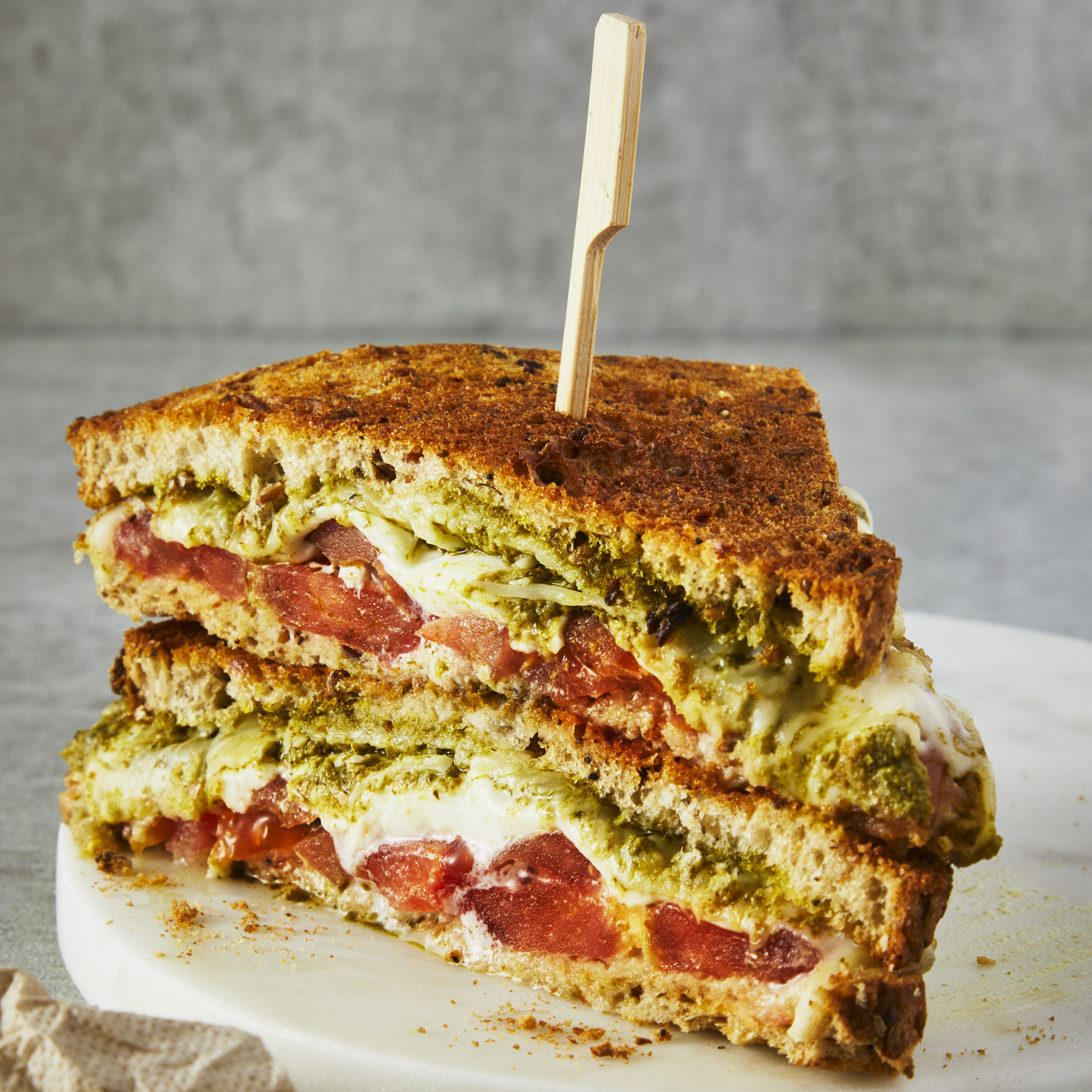 Sandwich italiano a la parrilla