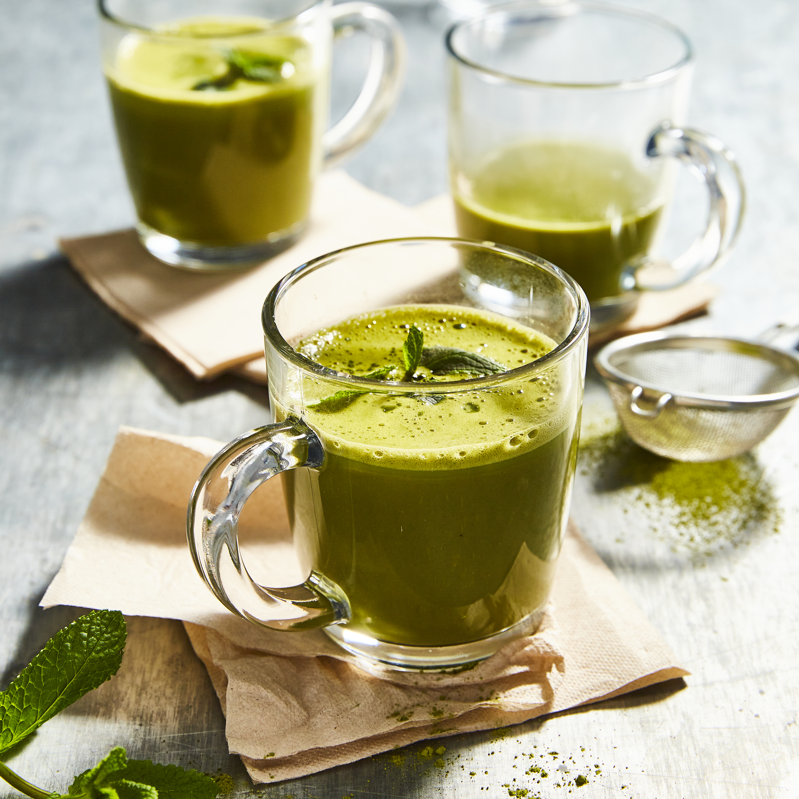 Matcha latte helado