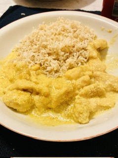 Pollo al curry Thailandese